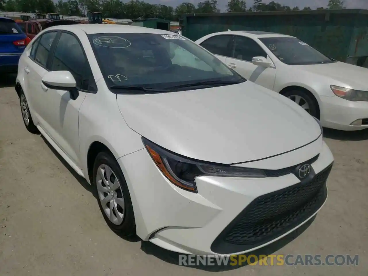 1 Photograph of a damaged car 5YFEPMAE7MP195898 TOYOTA COROLLA 2021