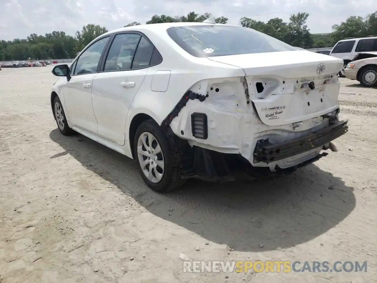 3 Photograph of a damaged car 5YFEPMAE7MP195898 TOYOTA COROLLA 2021