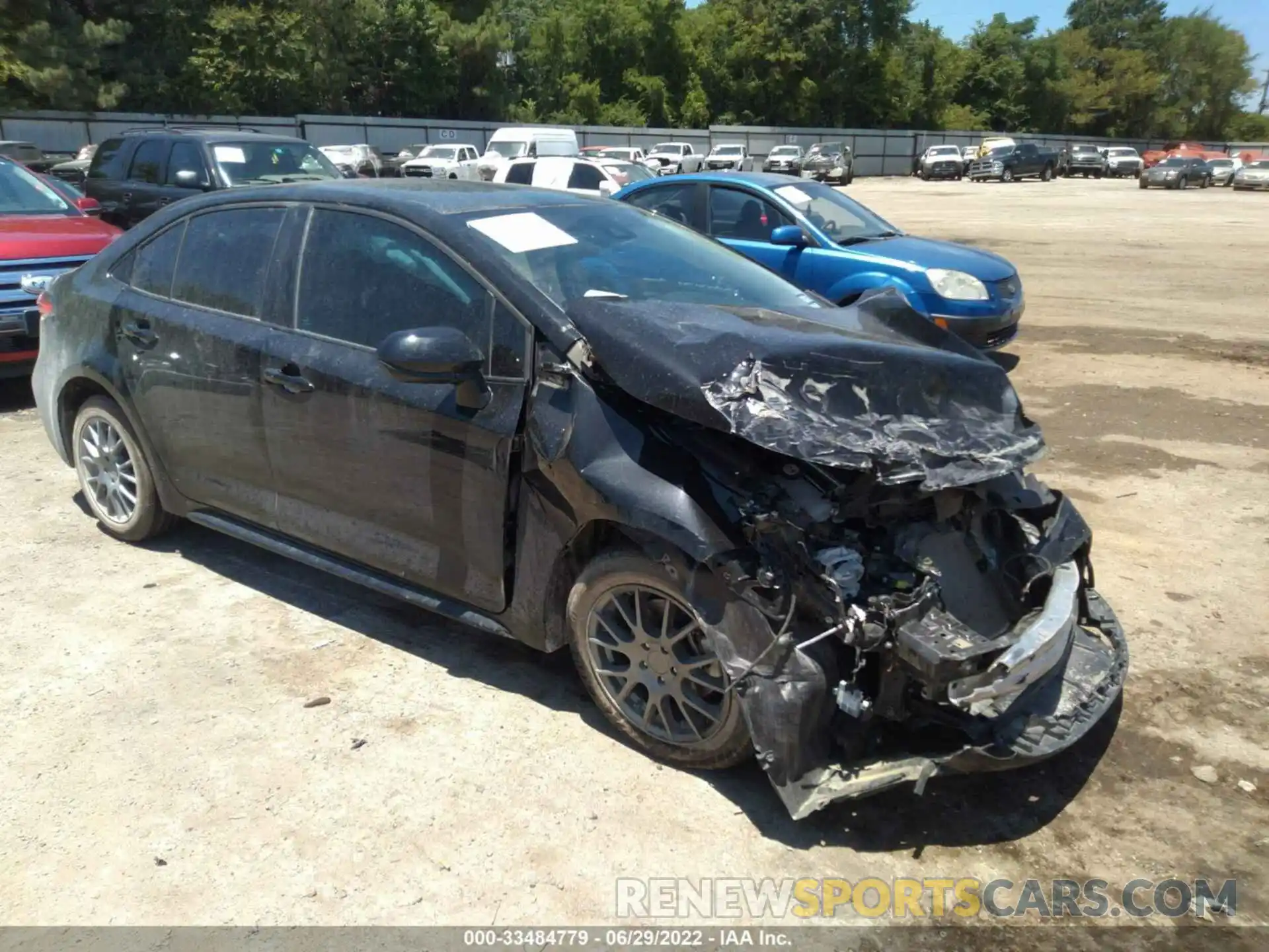 1 Photograph of a damaged car 5YFEPMAE7MP198381 TOYOTA COROLLA 2021