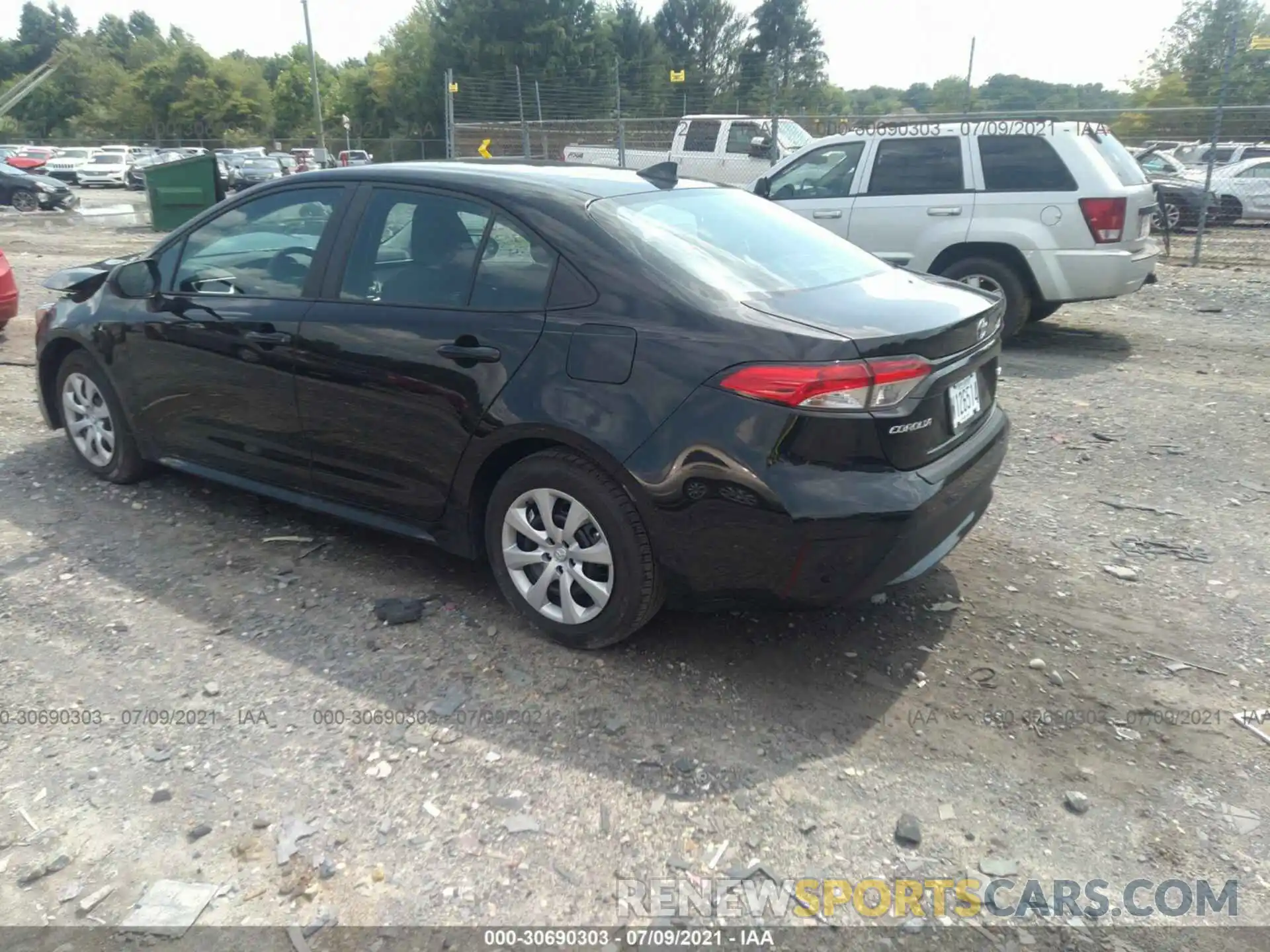 3 Photograph of a damaged car 5YFEPMAE7MP200971 TOYOTA COROLLA 2021