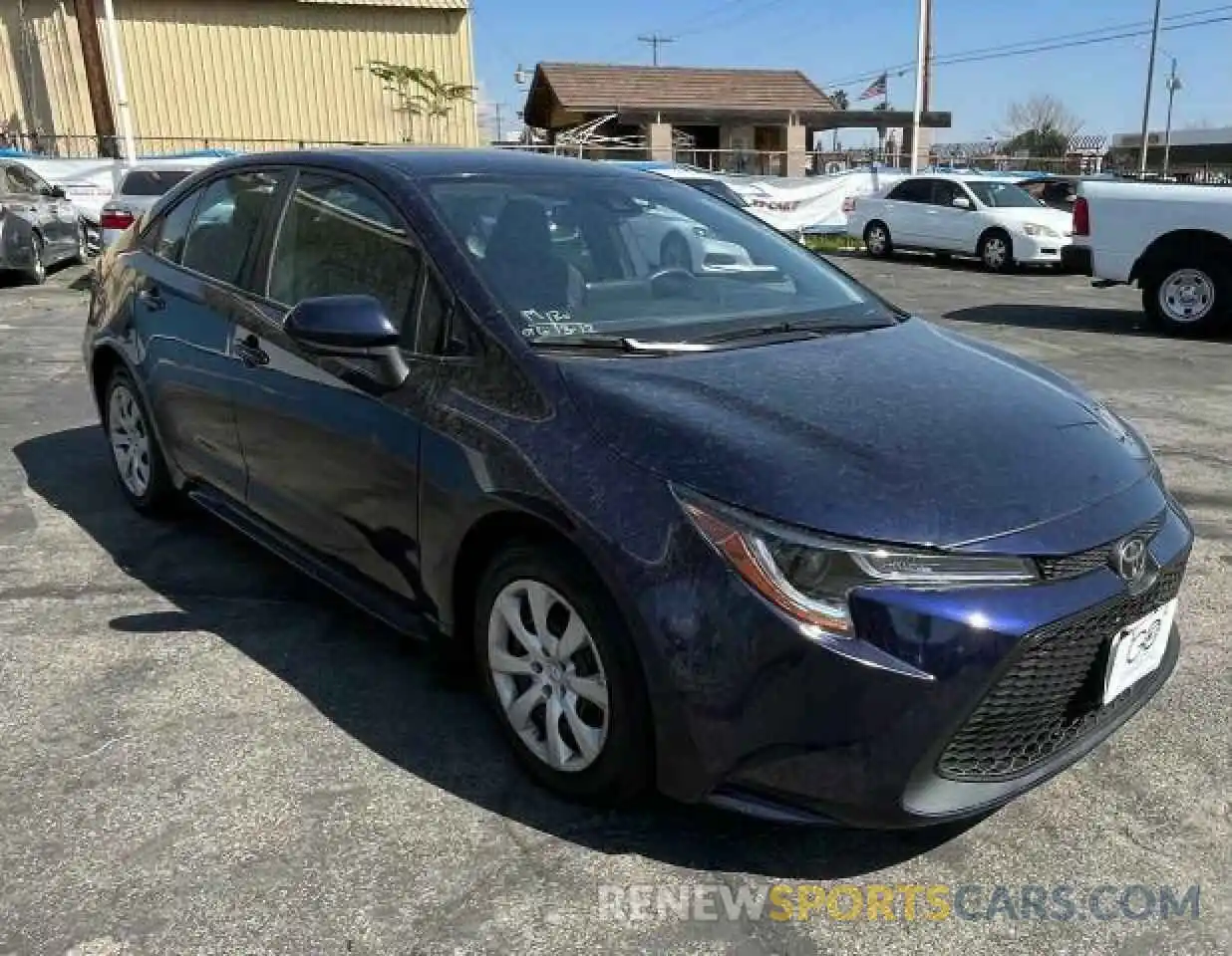 1 Photograph of a damaged car 5YFEPMAE7MP201005 TOYOTA COROLLA 2021