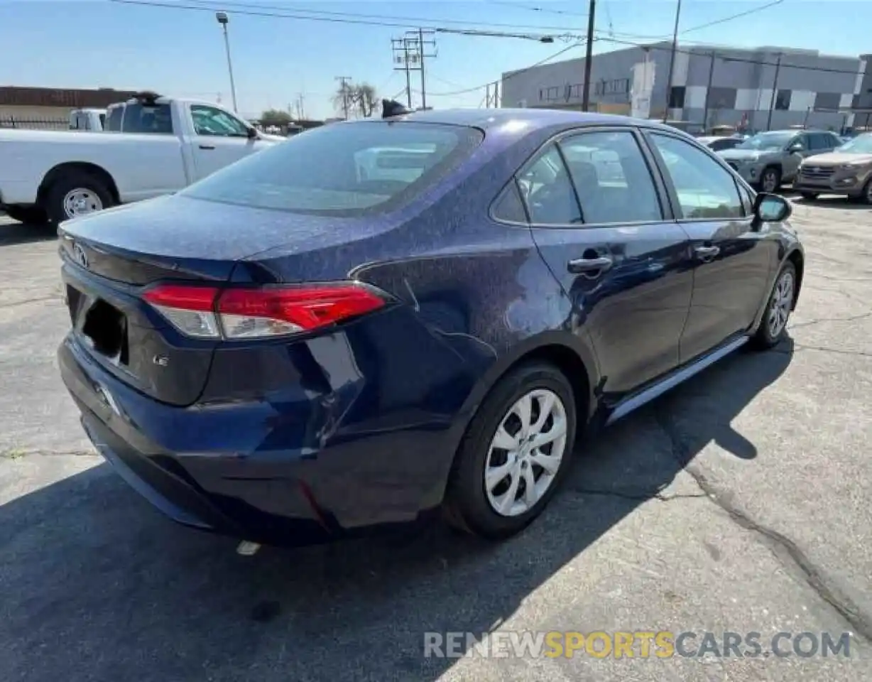 4 Photograph of a damaged car 5YFEPMAE7MP201005 TOYOTA COROLLA 2021