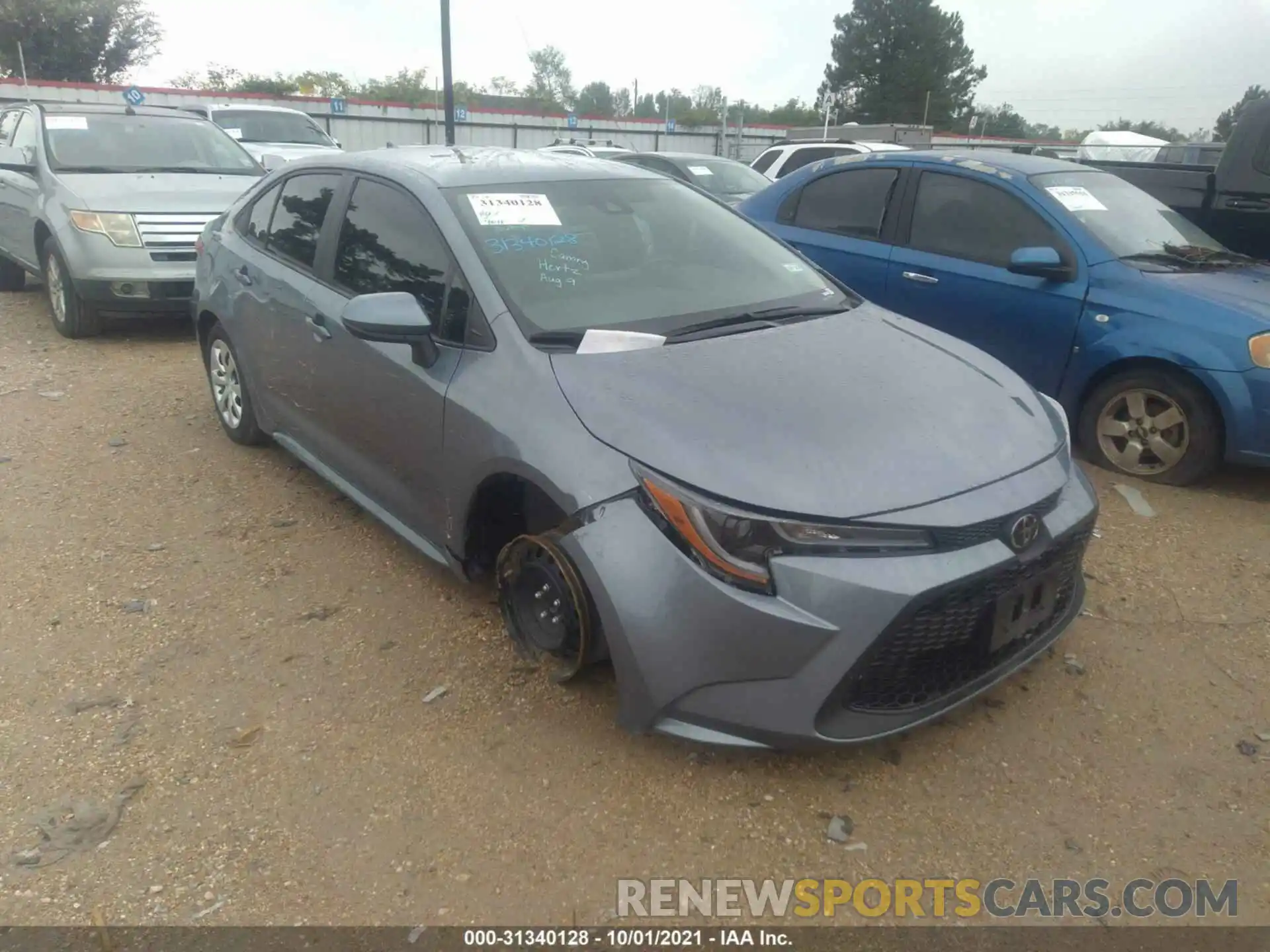 1 Photograph of a damaged car 5YFEPMAE7MP201439 TOYOTA COROLLA 2021