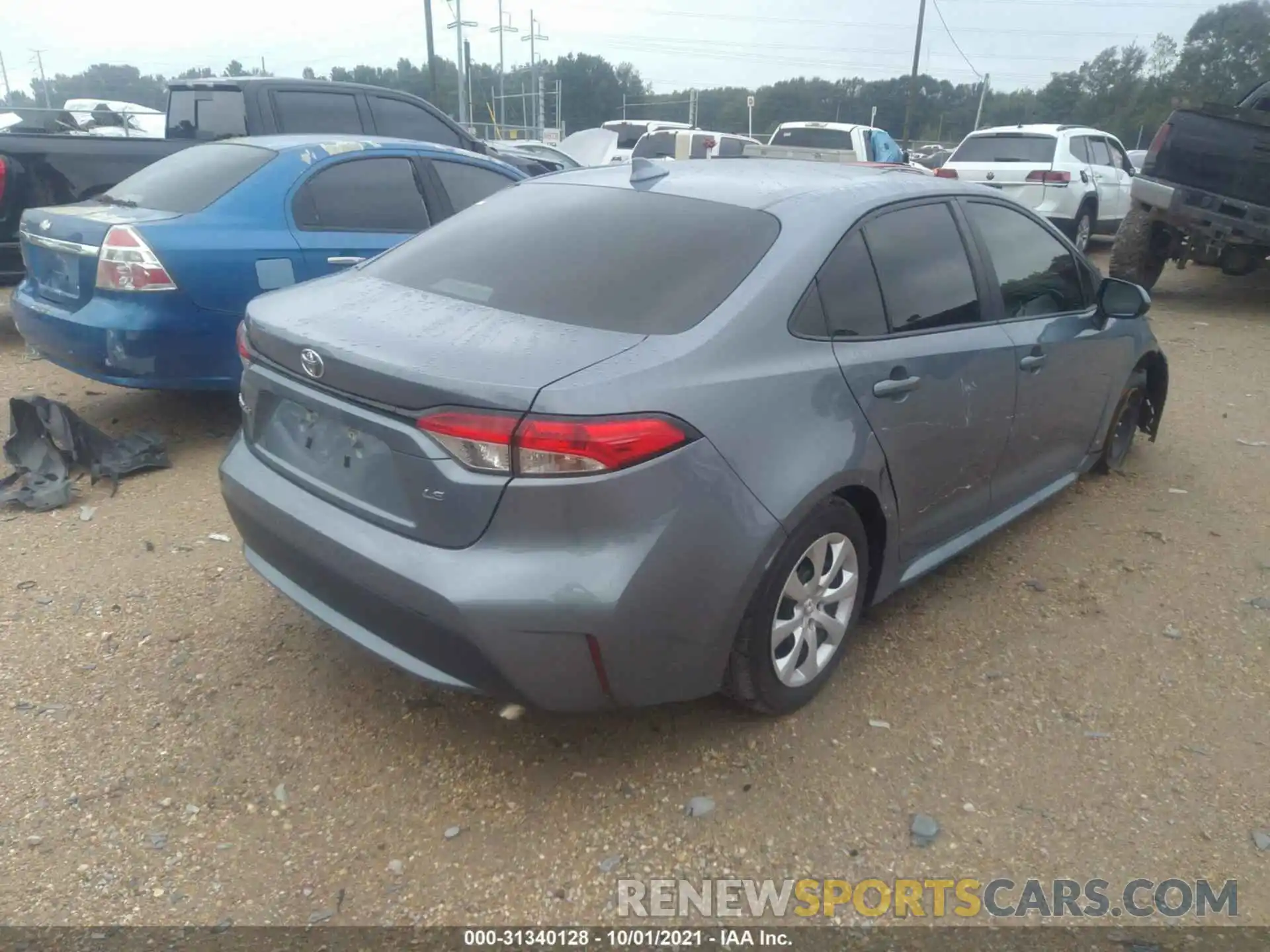 4 Photograph of a damaged car 5YFEPMAE7MP201439 TOYOTA COROLLA 2021