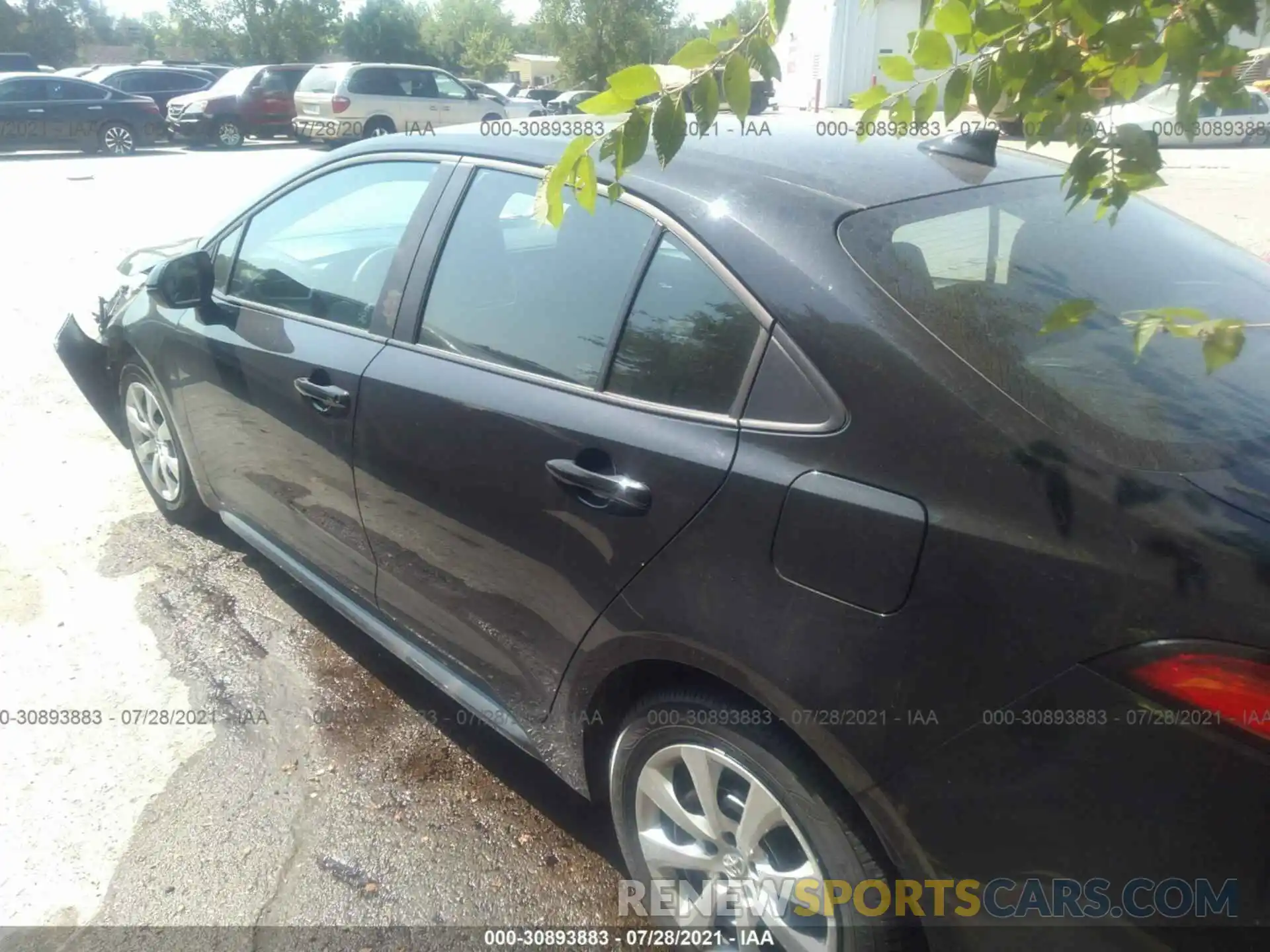 3 Photograph of a damaged car 5YFEPMAE7MP202736 TOYOTA COROLLA 2021