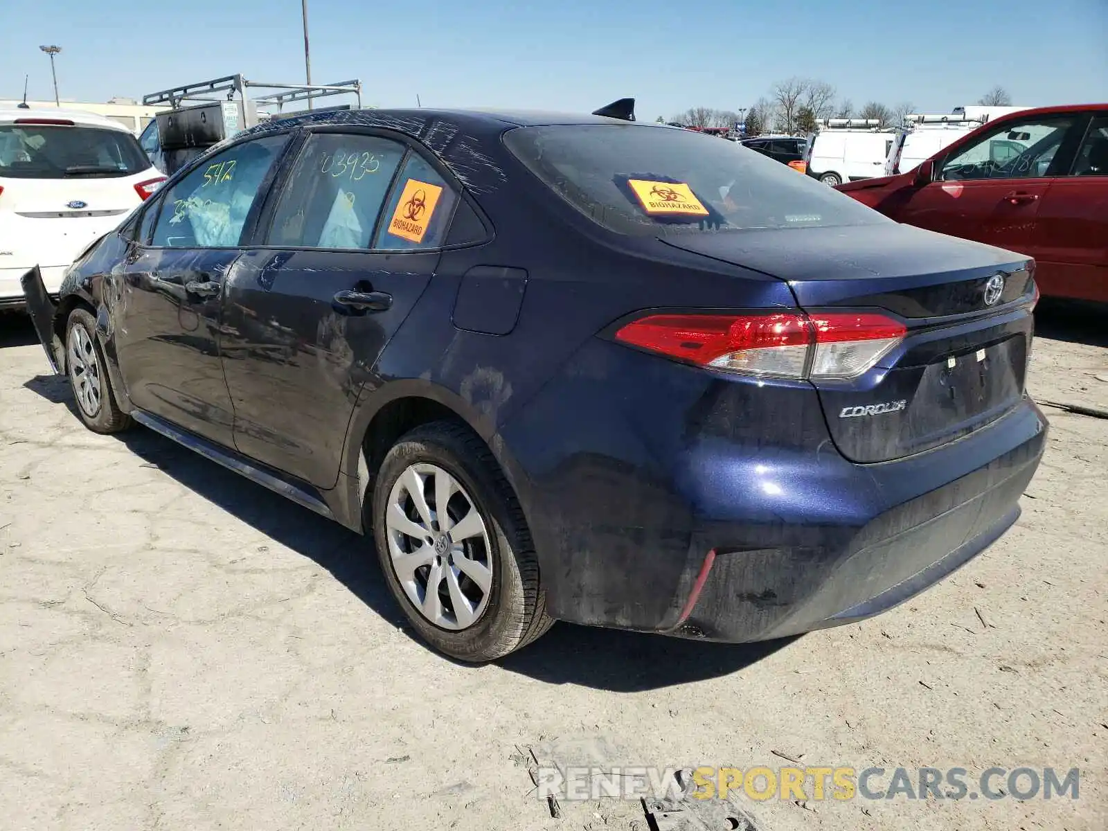 3 Photograph of a damaged car 5YFEPMAE7MP203935 TOYOTA COROLLA 2021