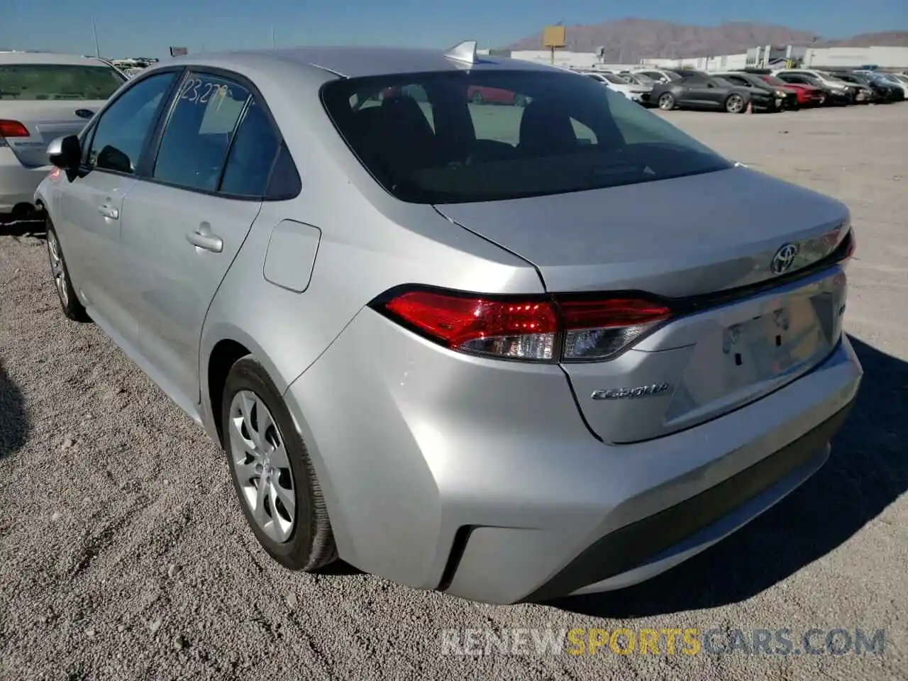 3 Photograph of a damaged car 5YFEPMAE7MP205359 TOYOTA COROLLA 2021