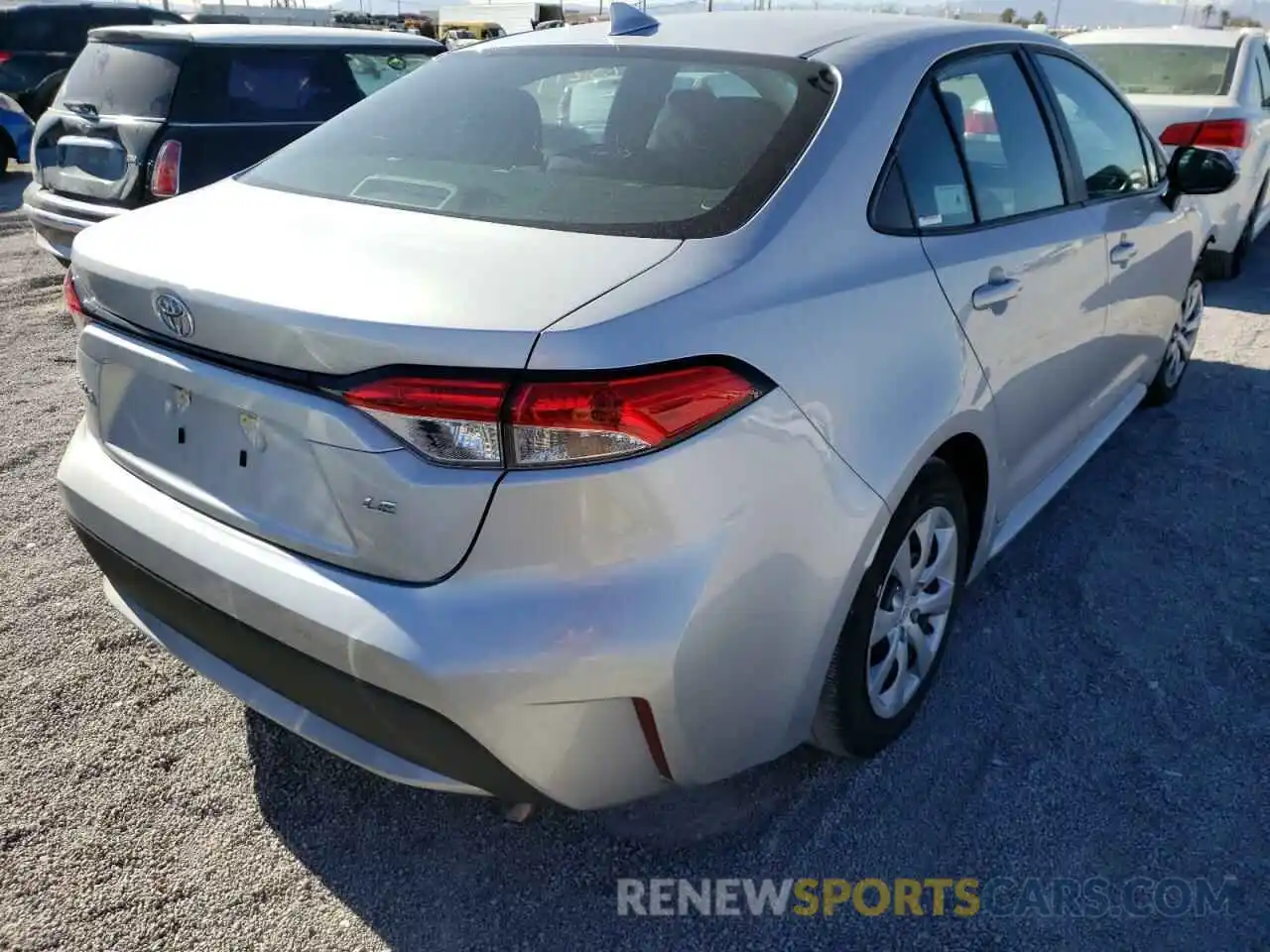 4 Photograph of a damaged car 5YFEPMAE7MP205359 TOYOTA COROLLA 2021