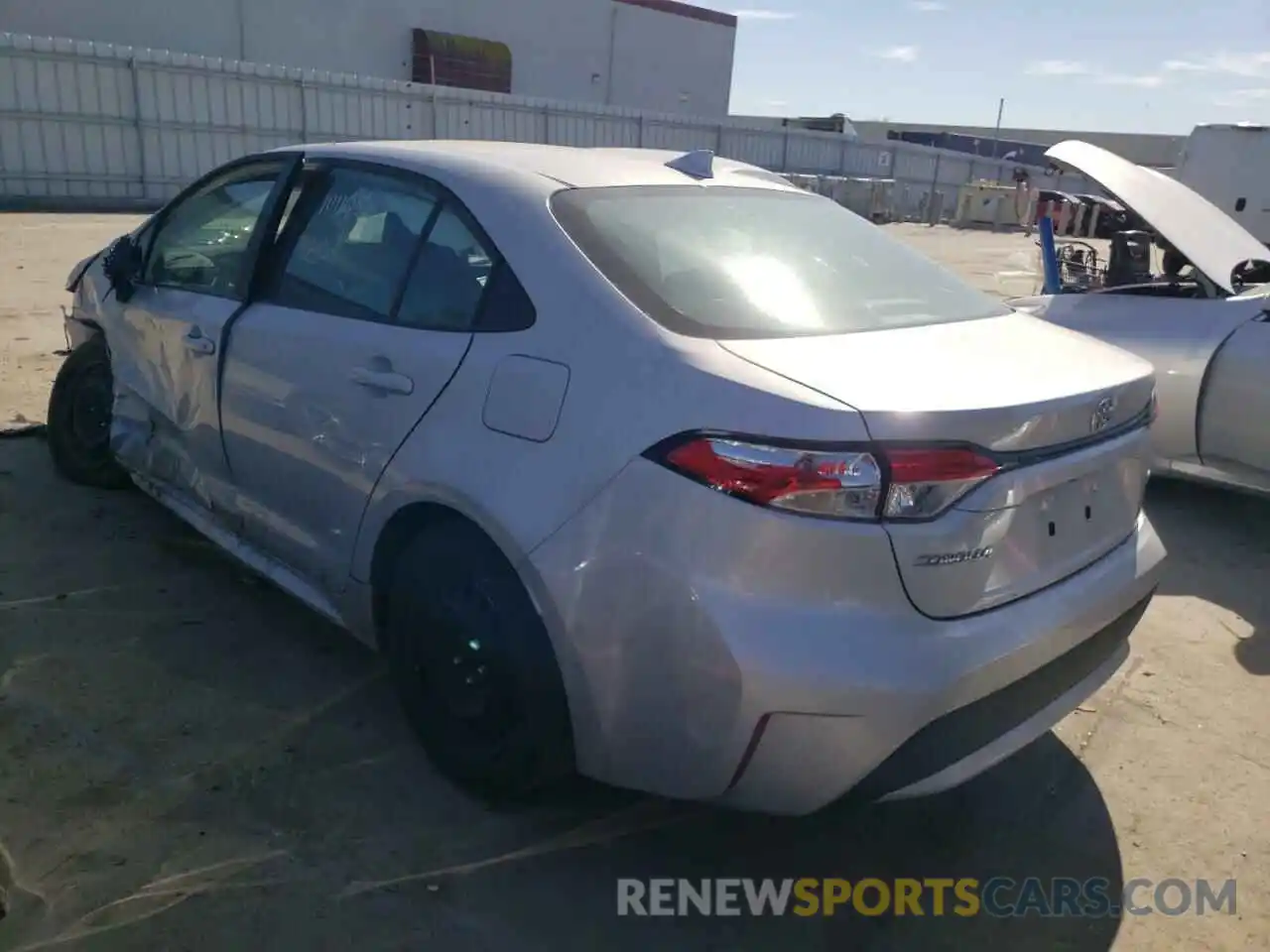 3 Photograph of a damaged car 5YFEPMAE7MP205460 TOYOTA COROLLA 2021