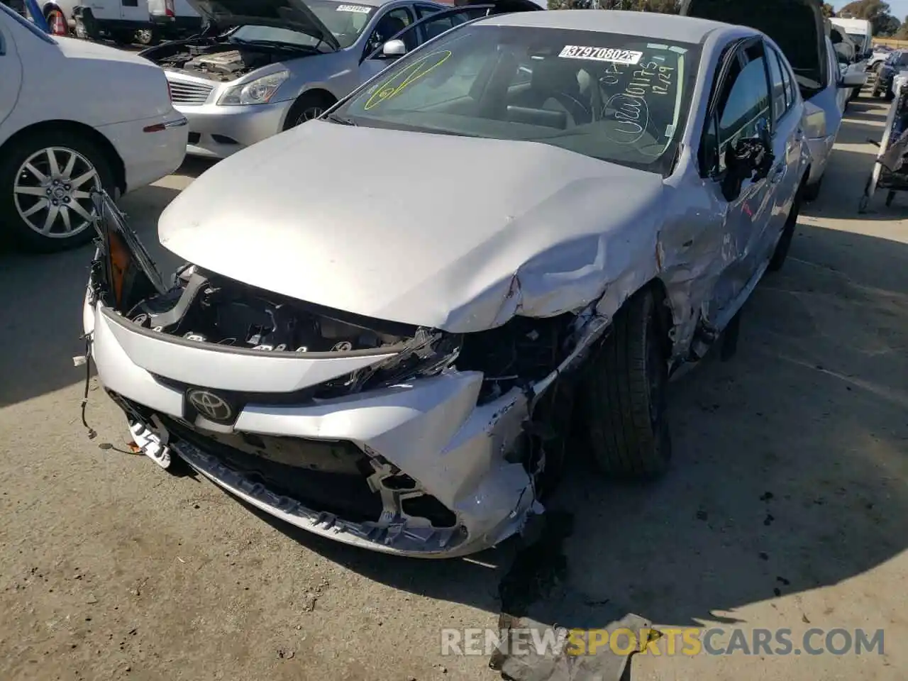 9 Photograph of a damaged car 5YFEPMAE7MP205460 TOYOTA COROLLA 2021