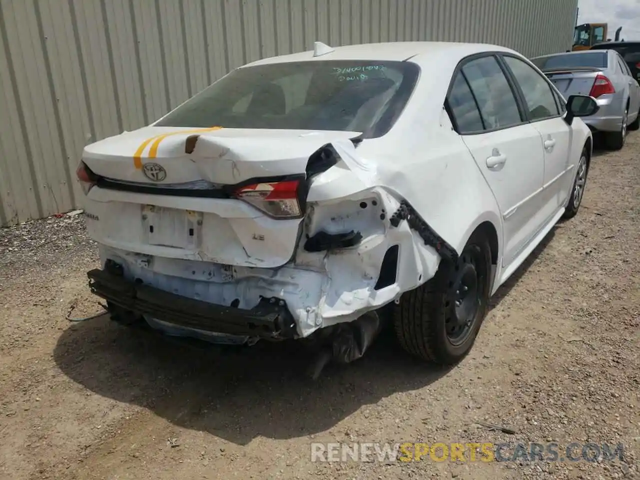 4 Photograph of a damaged car 5YFEPMAE7MP205488 TOYOTA COROLLA 2021