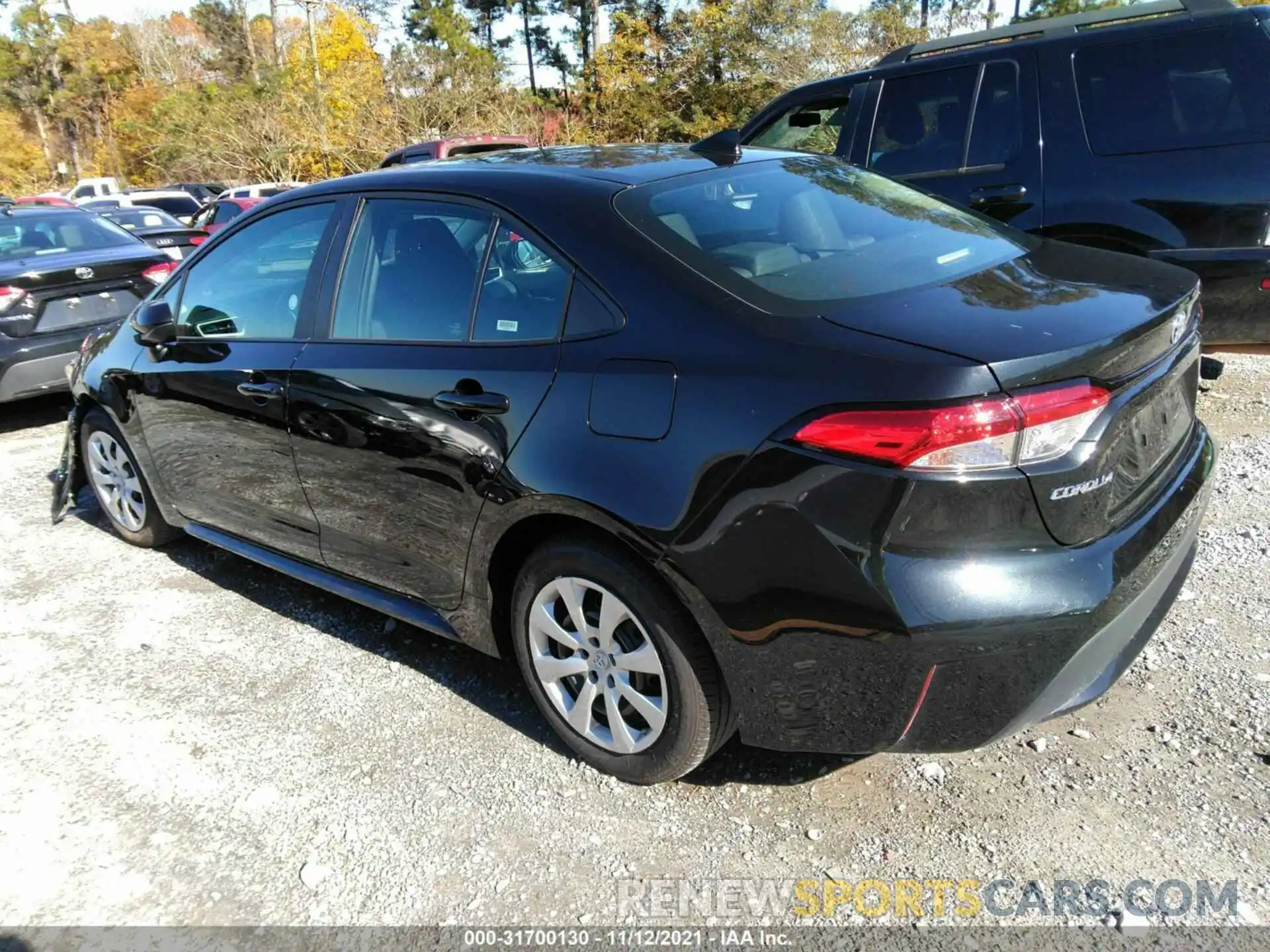 3 Photograph of a damaged car 5YFEPMAE7MP205944 TOYOTA COROLLA 2021