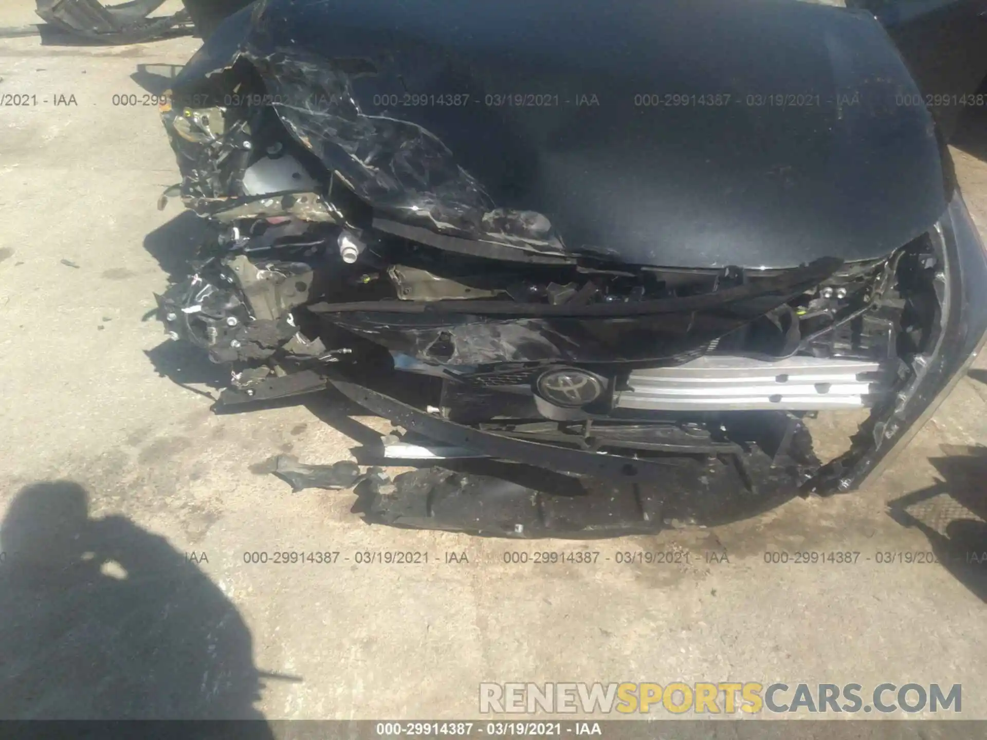 6 Фотография поврежденного автомобиля 5YFEPMAE7MP206060 TOYOTA COROLLA 2021