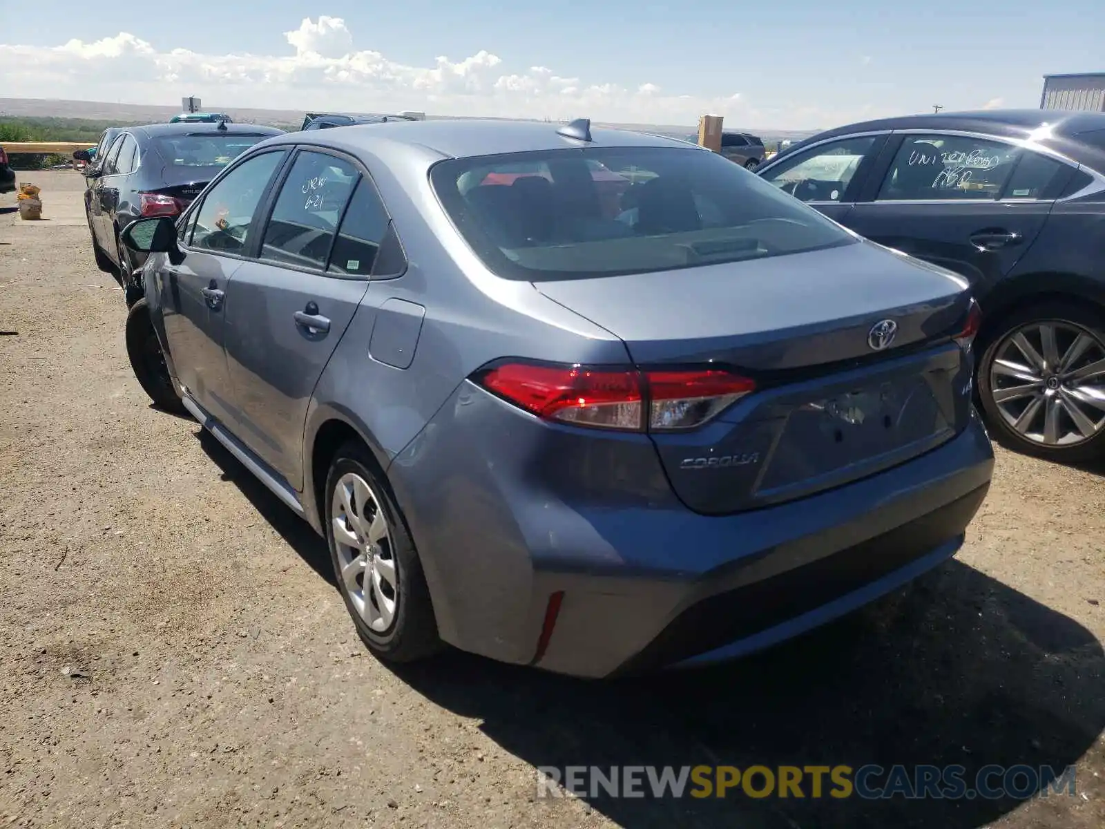 3 Photograph of a damaged car 5YFEPMAE7MP206107 TOYOTA COROLLA 2021