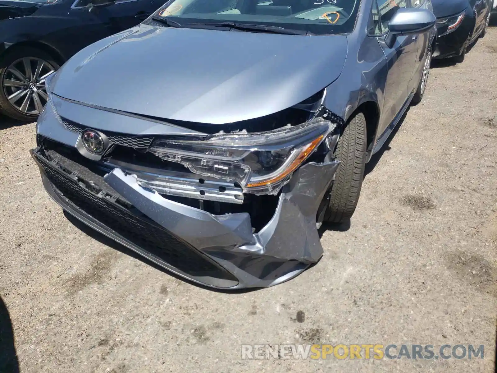 9 Photograph of a damaged car 5YFEPMAE7MP206107 TOYOTA COROLLA 2021