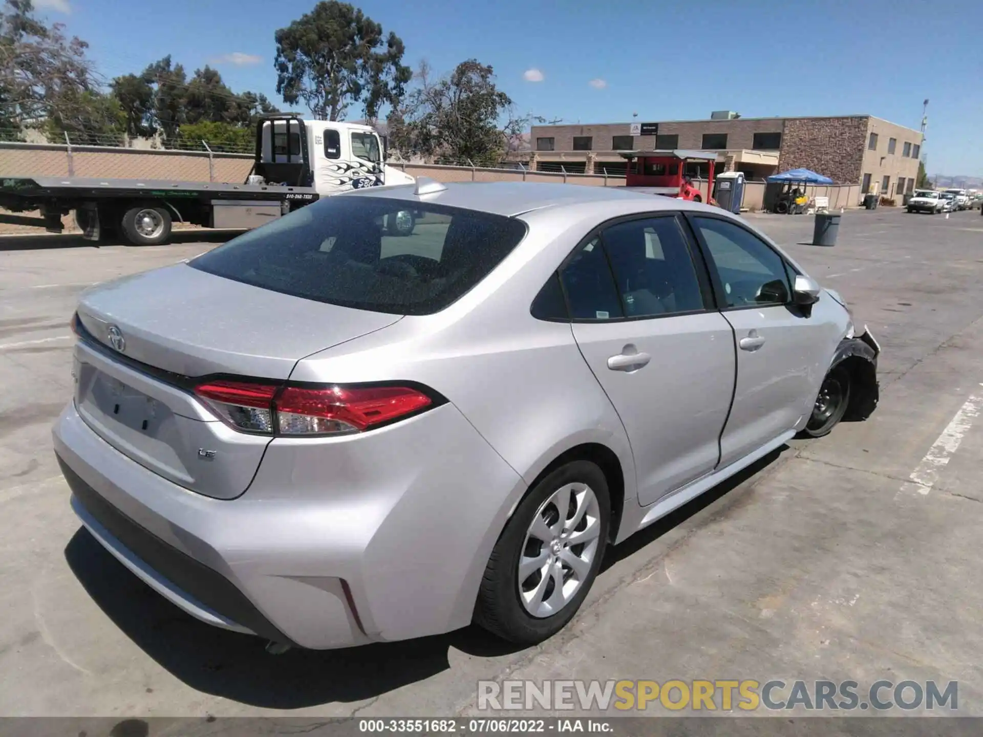 4 Photograph of a damaged car 5YFEPMAE7MP207192 TOYOTA COROLLA 2021