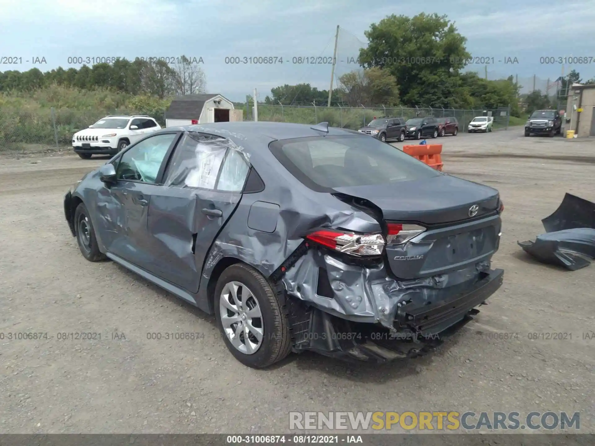 3 Photograph of a damaged car 5YFEPMAE7MP207869 TOYOTA COROLLA 2021