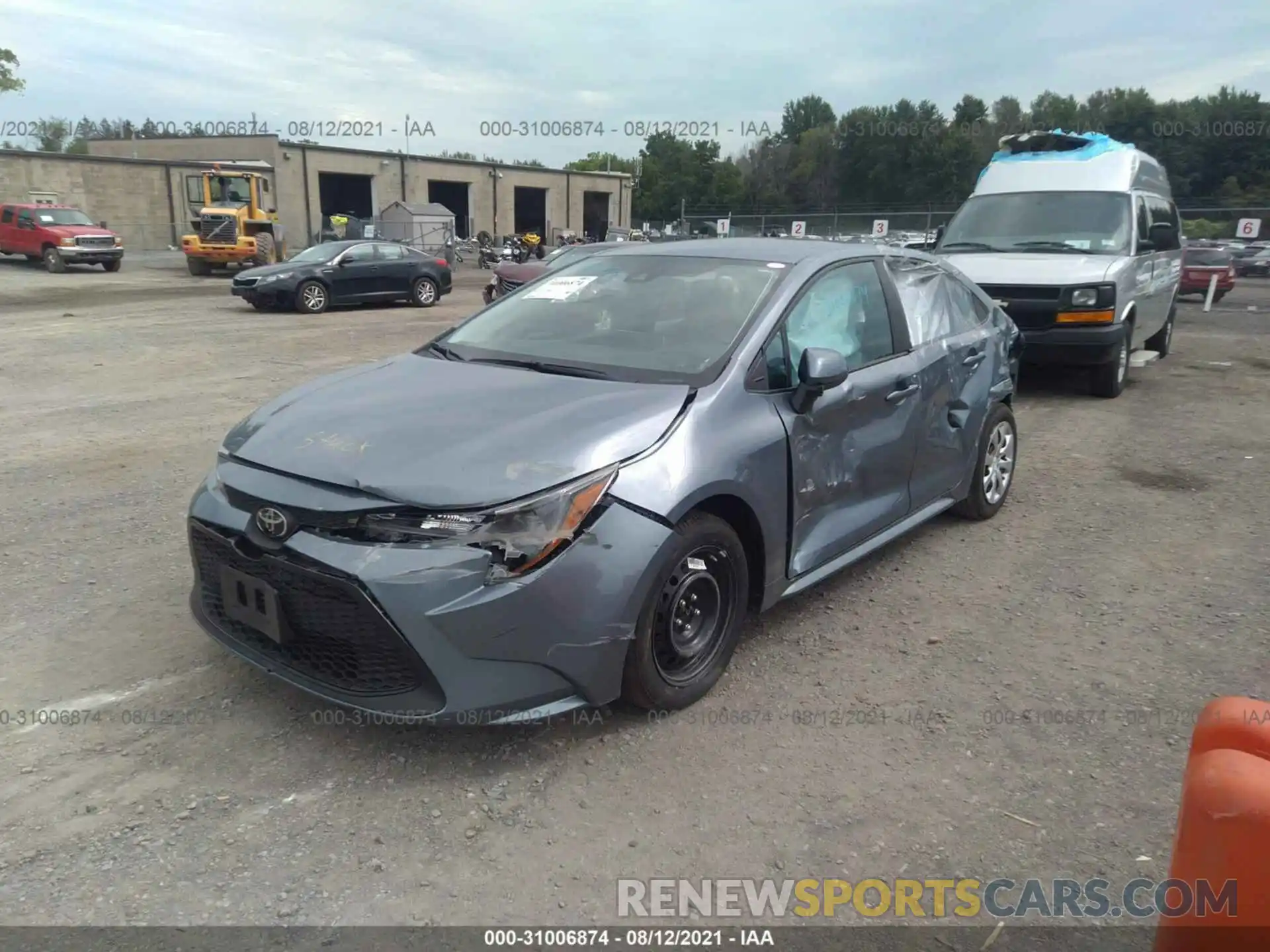 6 Photograph of a damaged car 5YFEPMAE7MP207869 TOYOTA COROLLA 2021