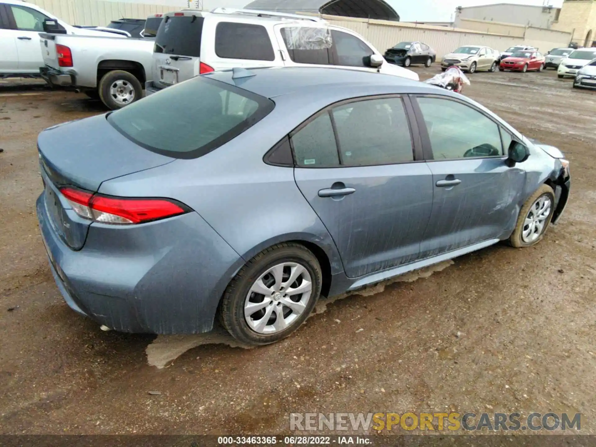 4 Photograph of a damaged car 5YFEPMAE7MP208097 TOYOTA COROLLA 2021