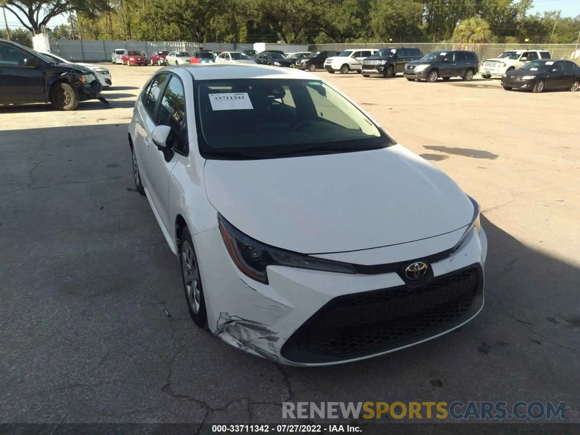 6 Photograph of a damaged car 5YFEPMAE7MP208245 TOYOTA COROLLA 2021