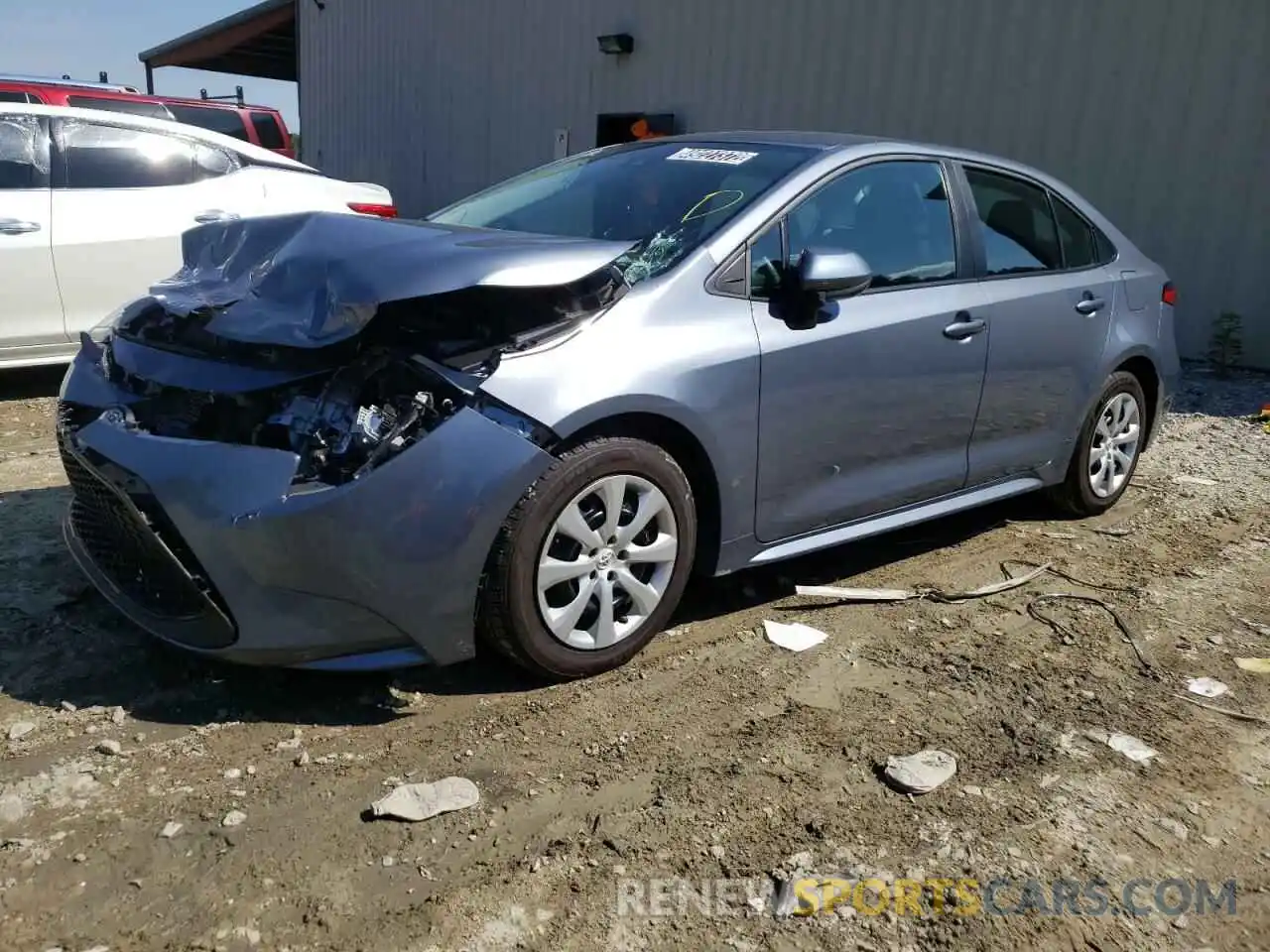 2 Photograph of a damaged car 5YFEPMAE7MP208794 TOYOTA COROLLA 2021