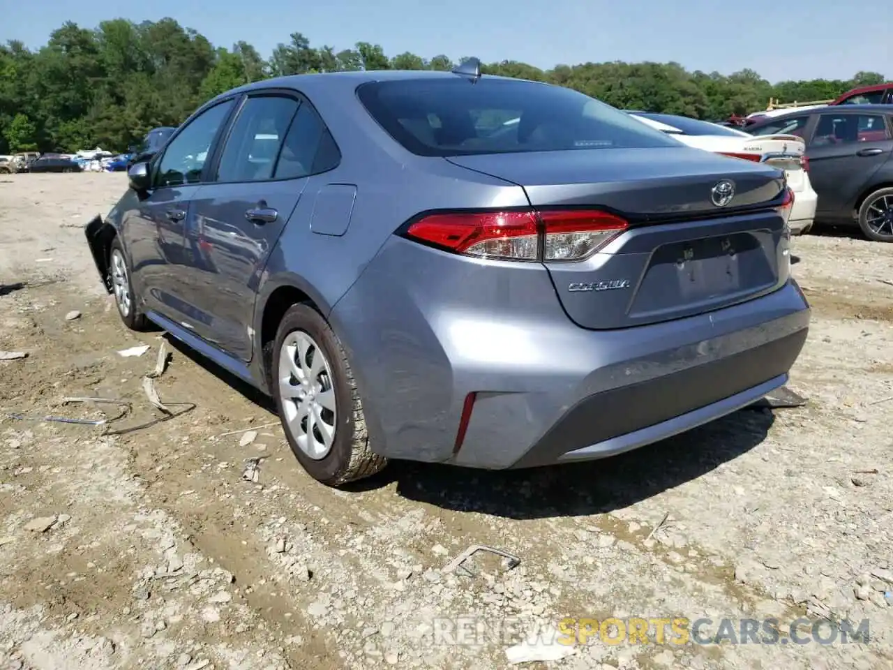 3 Photograph of a damaged car 5YFEPMAE7MP208794 TOYOTA COROLLA 2021