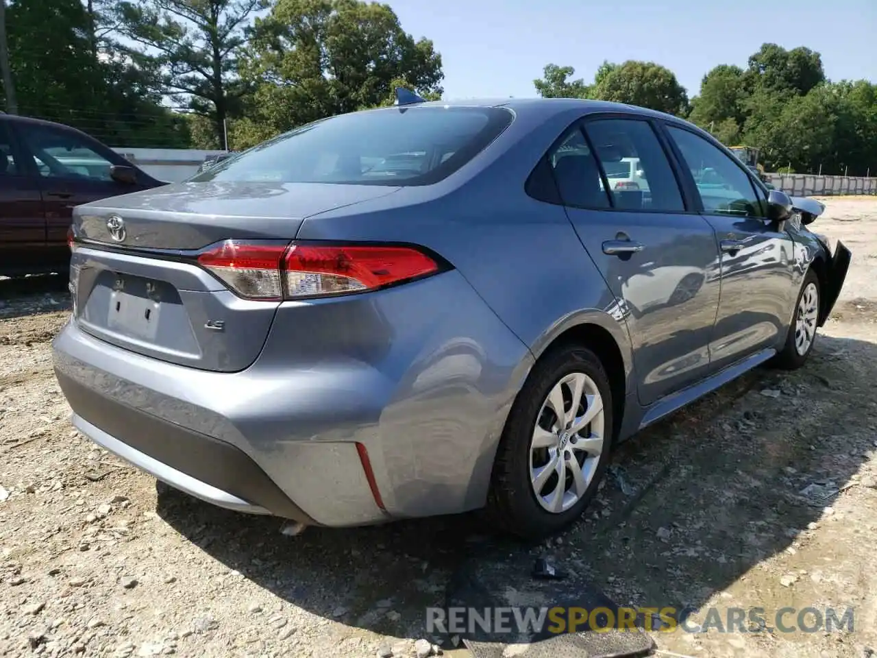 4 Photograph of a damaged car 5YFEPMAE7MP208794 TOYOTA COROLLA 2021