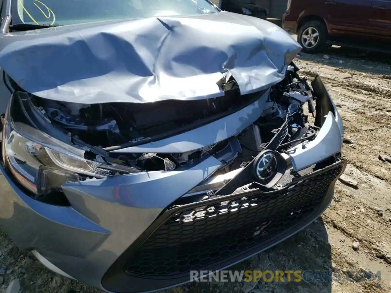 9 Photograph of a damaged car 5YFEPMAE7MP208794 TOYOTA COROLLA 2021