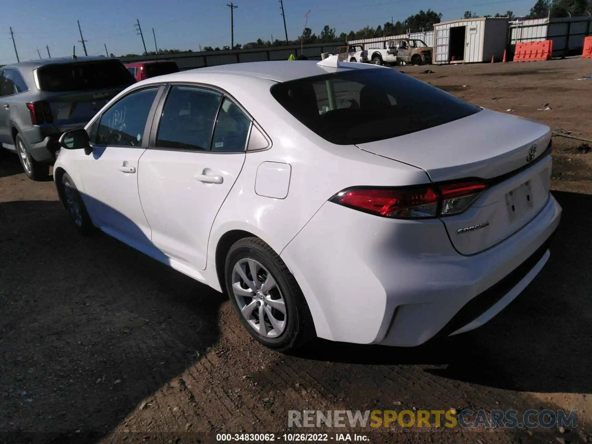 3 Photograph of a damaged car 5YFEPMAE7MP209038 TOYOTA COROLLA 2021