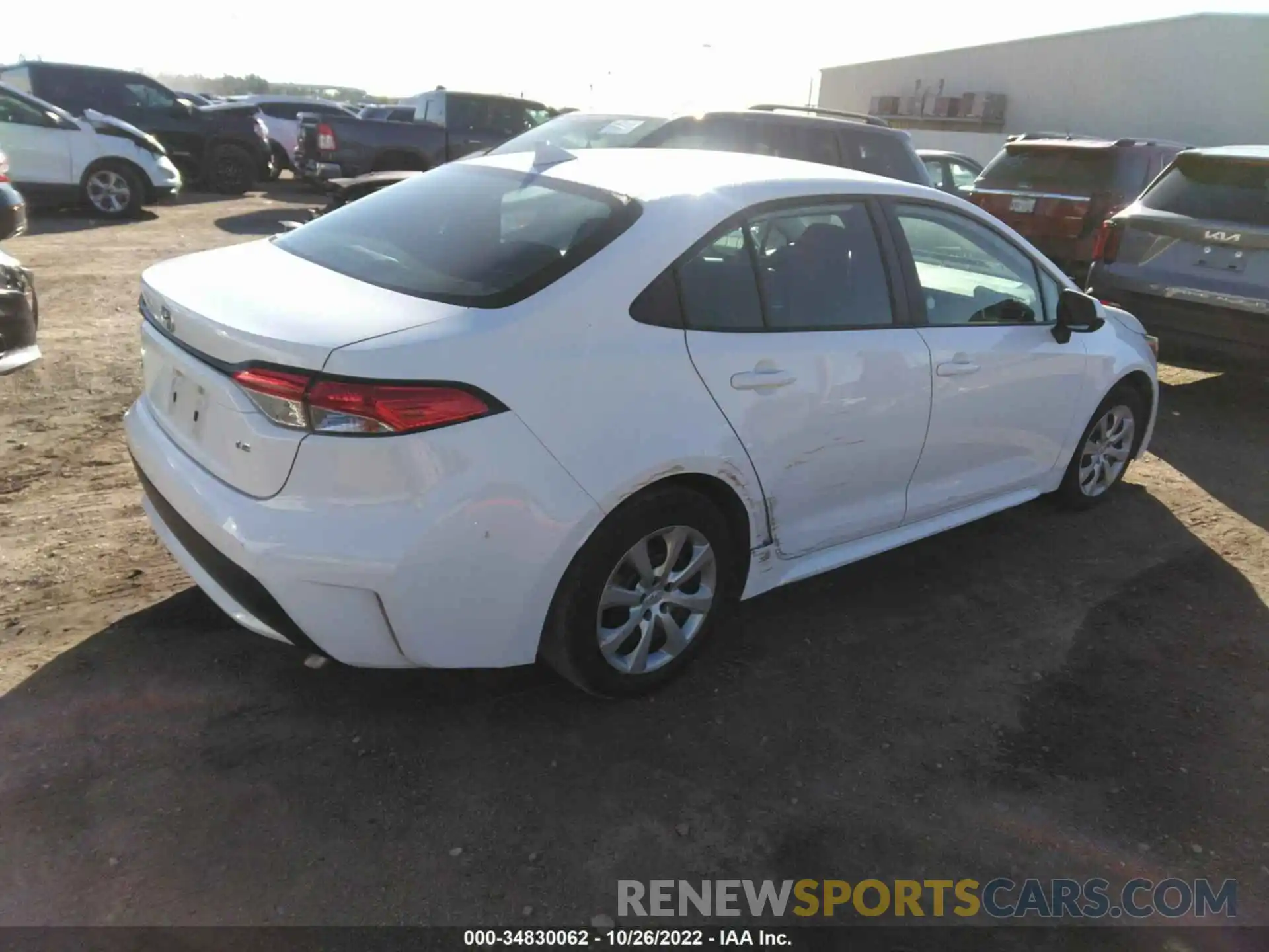 4 Photograph of a damaged car 5YFEPMAE7MP209038 TOYOTA COROLLA 2021