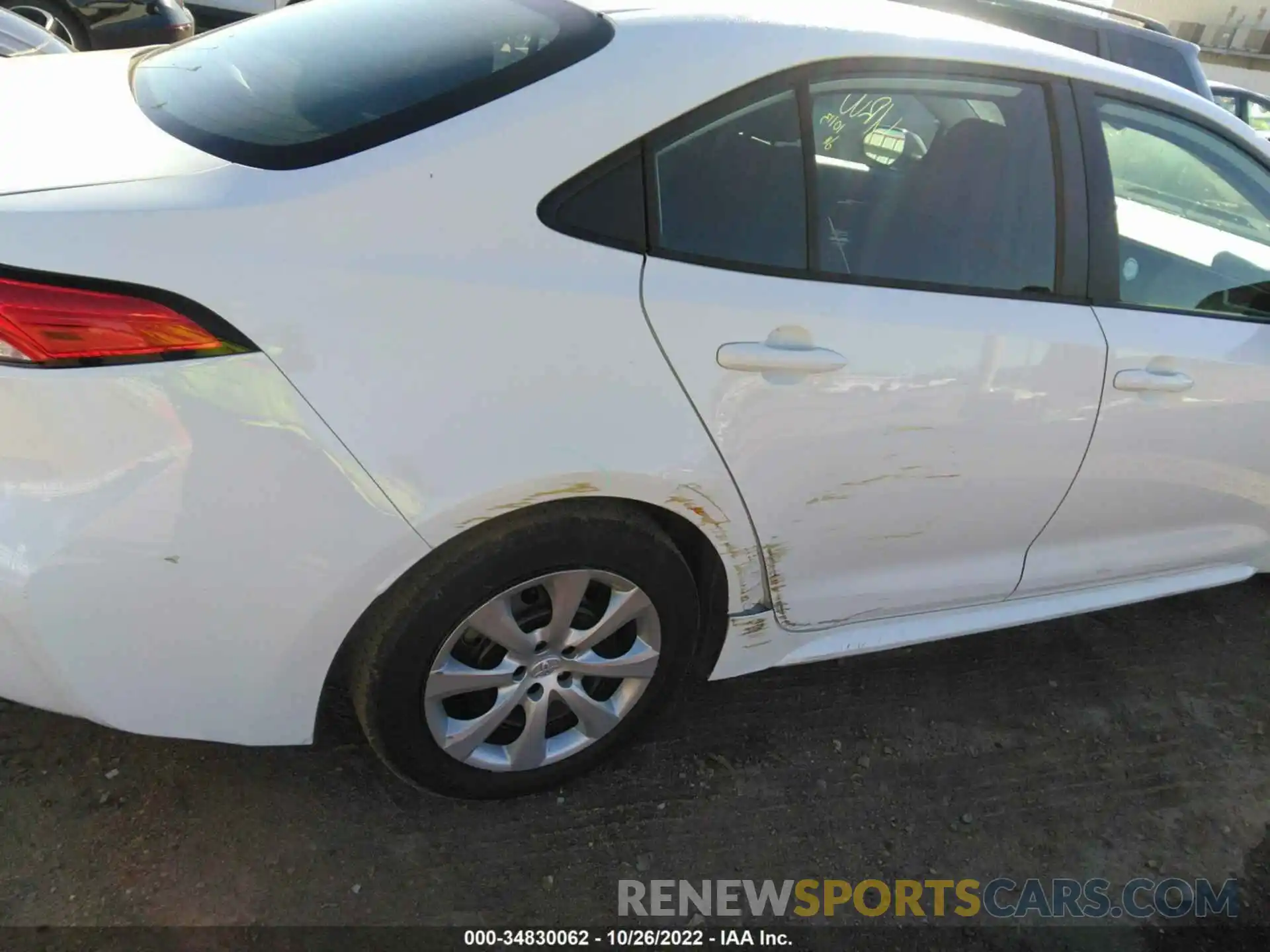 6 Photograph of a damaged car 5YFEPMAE7MP209038 TOYOTA COROLLA 2021