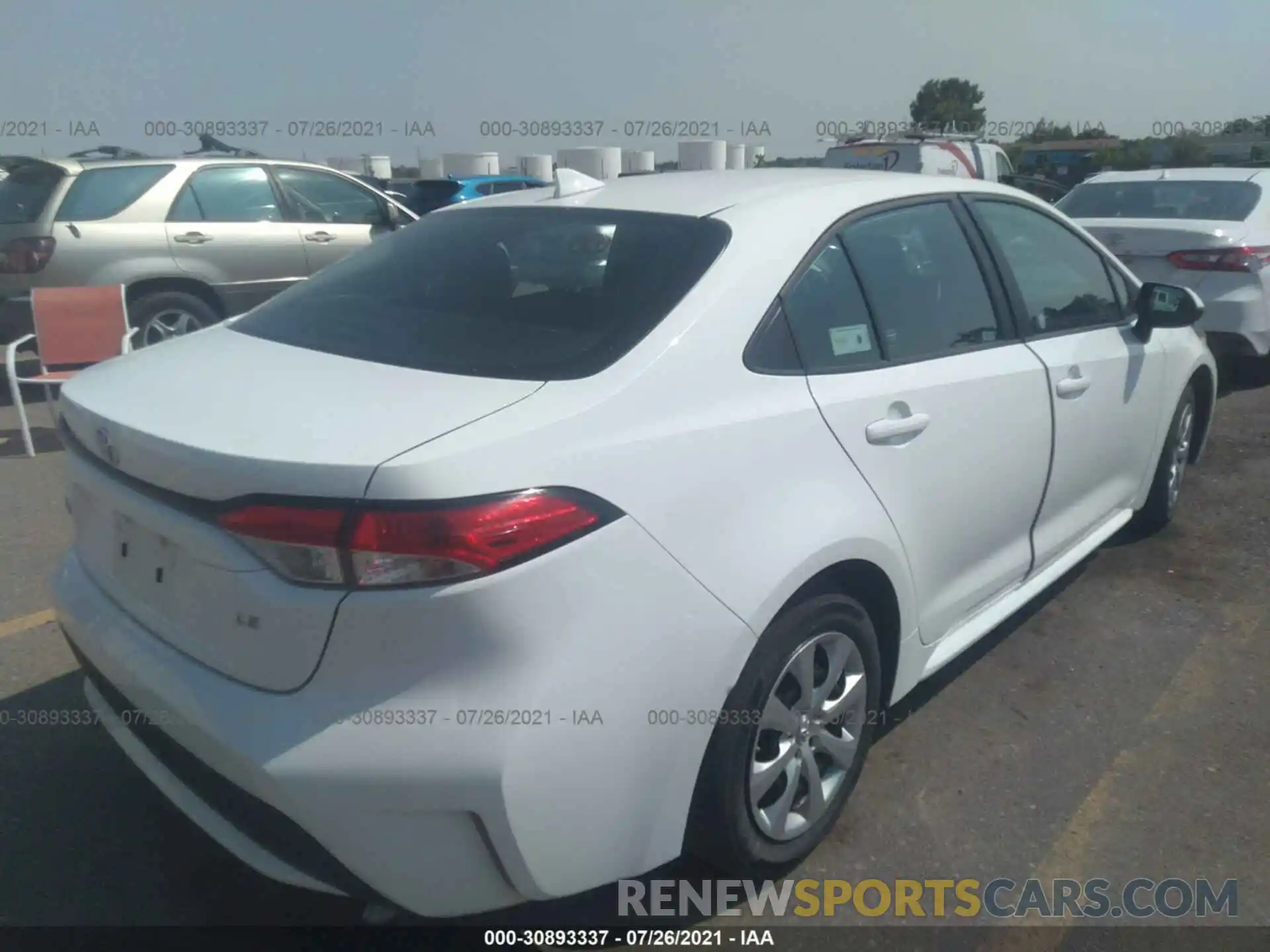 4 Photograph of a damaged car 5YFEPMAE7MP209072 TOYOTA COROLLA 2021