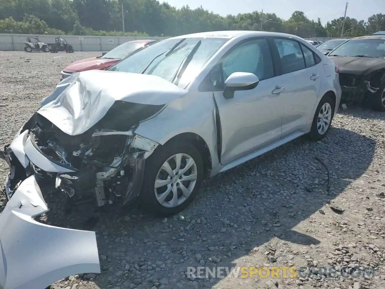 2 Photograph of a damaged car 5YFEPMAE7MP209864 TOYOTA COROLLA 2021