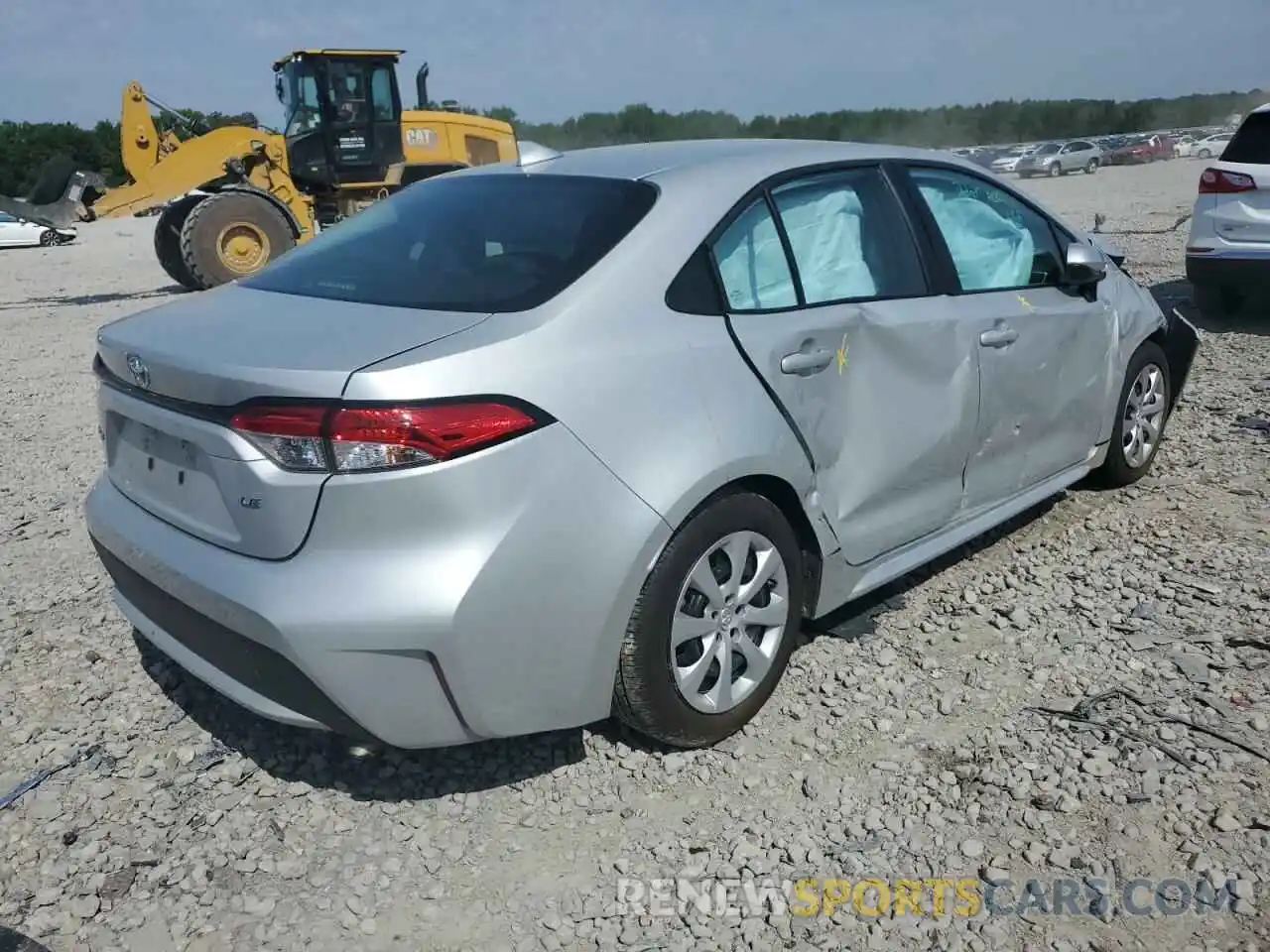 4 Photograph of a damaged car 5YFEPMAE7MP209864 TOYOTA COROLLA 2021