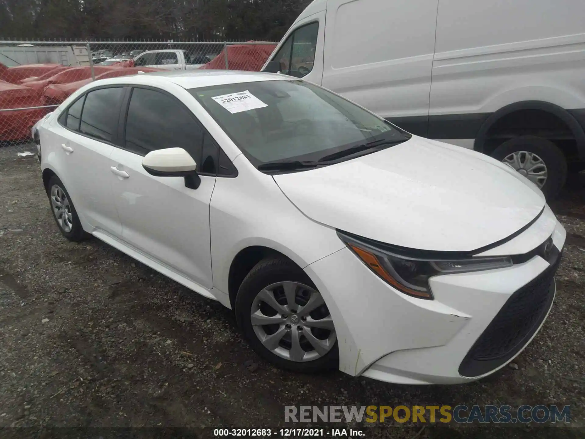 1 Photograph of a damaged car 5YFEPMAE7MP209945 TOYOTA COROLLA 2021