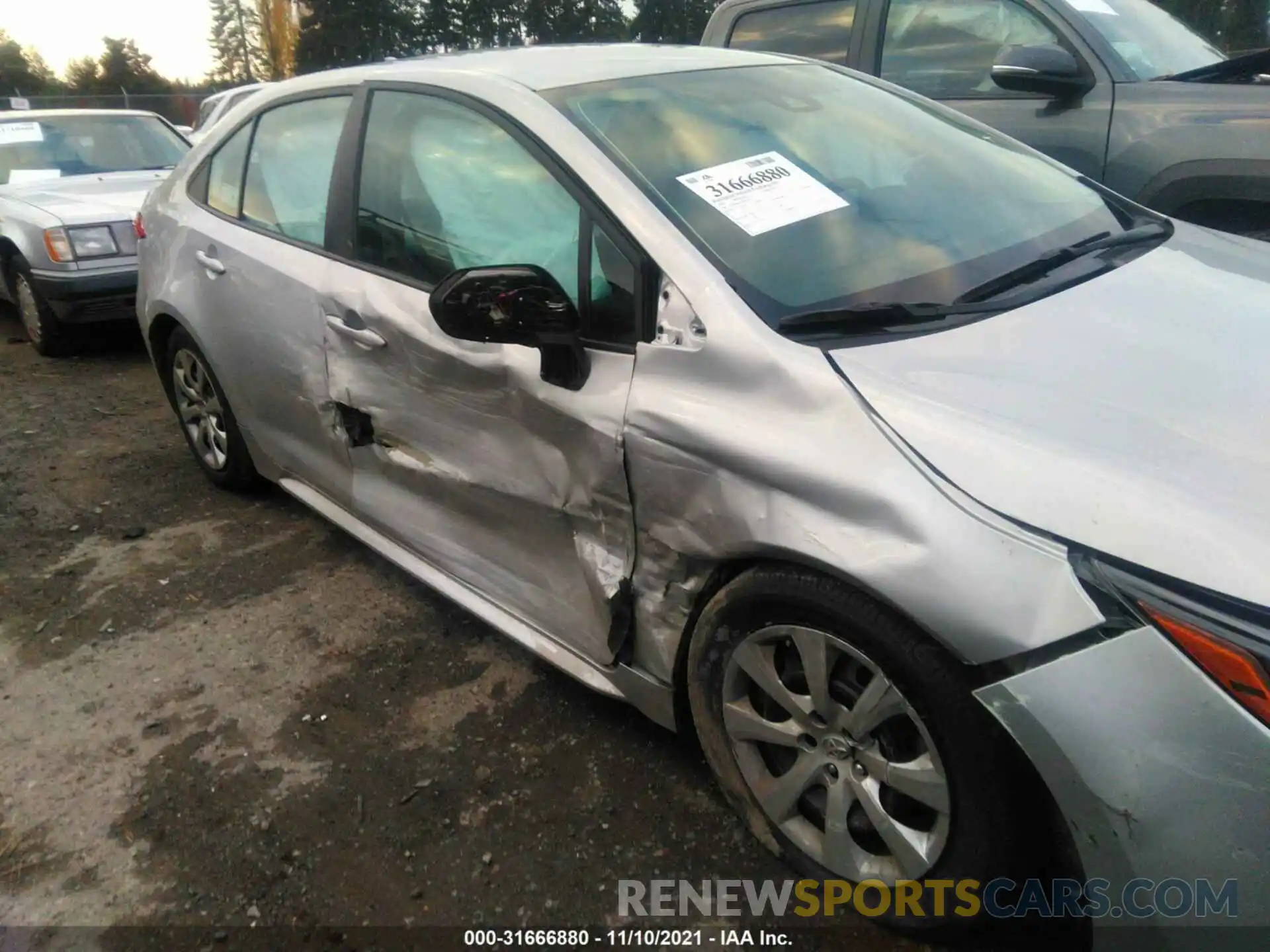 6 Photograph of a damaged car 5YFEPMAE7MP210013 TOYOTA COROLLA 2021