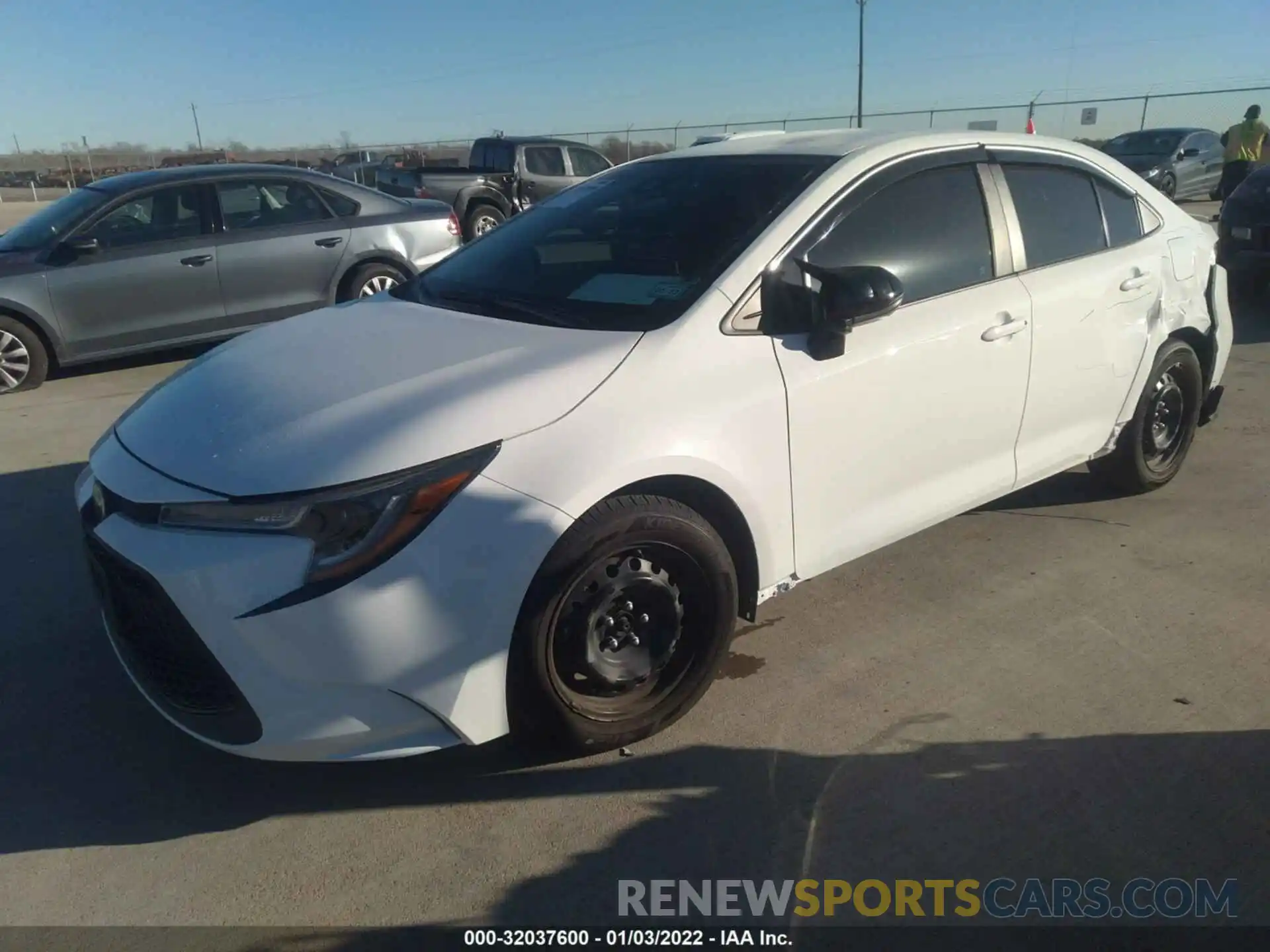 2 Photograph of a damaged car 5YFEPMAE7MP210478 TOYOTA COROLLA 2021