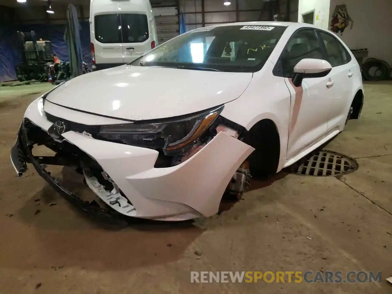 2 Photograph of a damaged car 5YFEPMAE7MP210531 TOYOTA COROLLA 2021