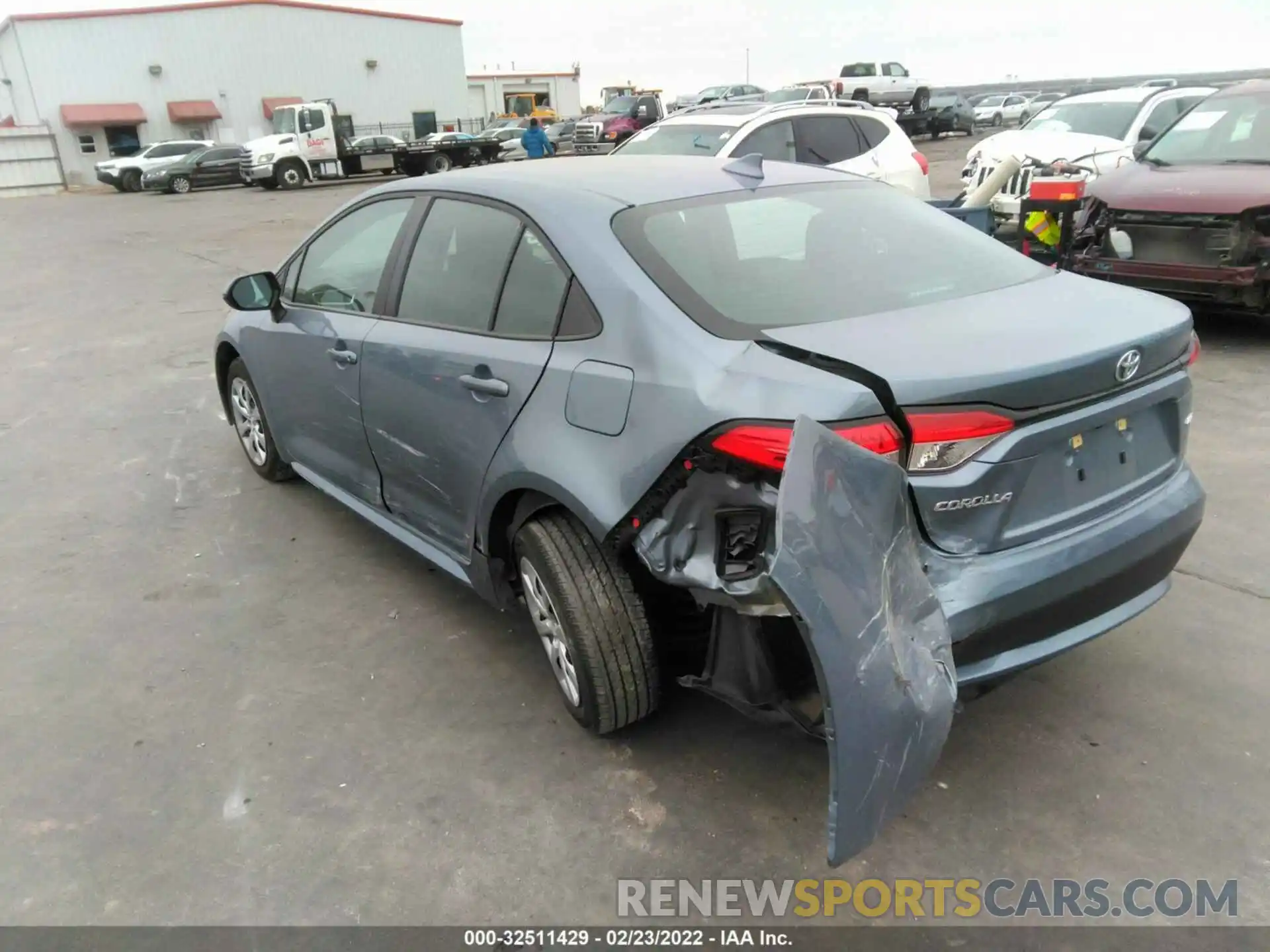 3 Photograph of a damaged car 5YFEPMAE7MP210982 TOYOTA COROLLA 2021