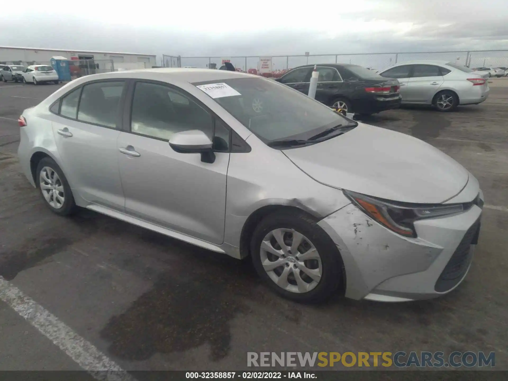 1 Photograph of a damaged car 5YFEPMAE7MP214353 TOYOTA COROLLA 2021