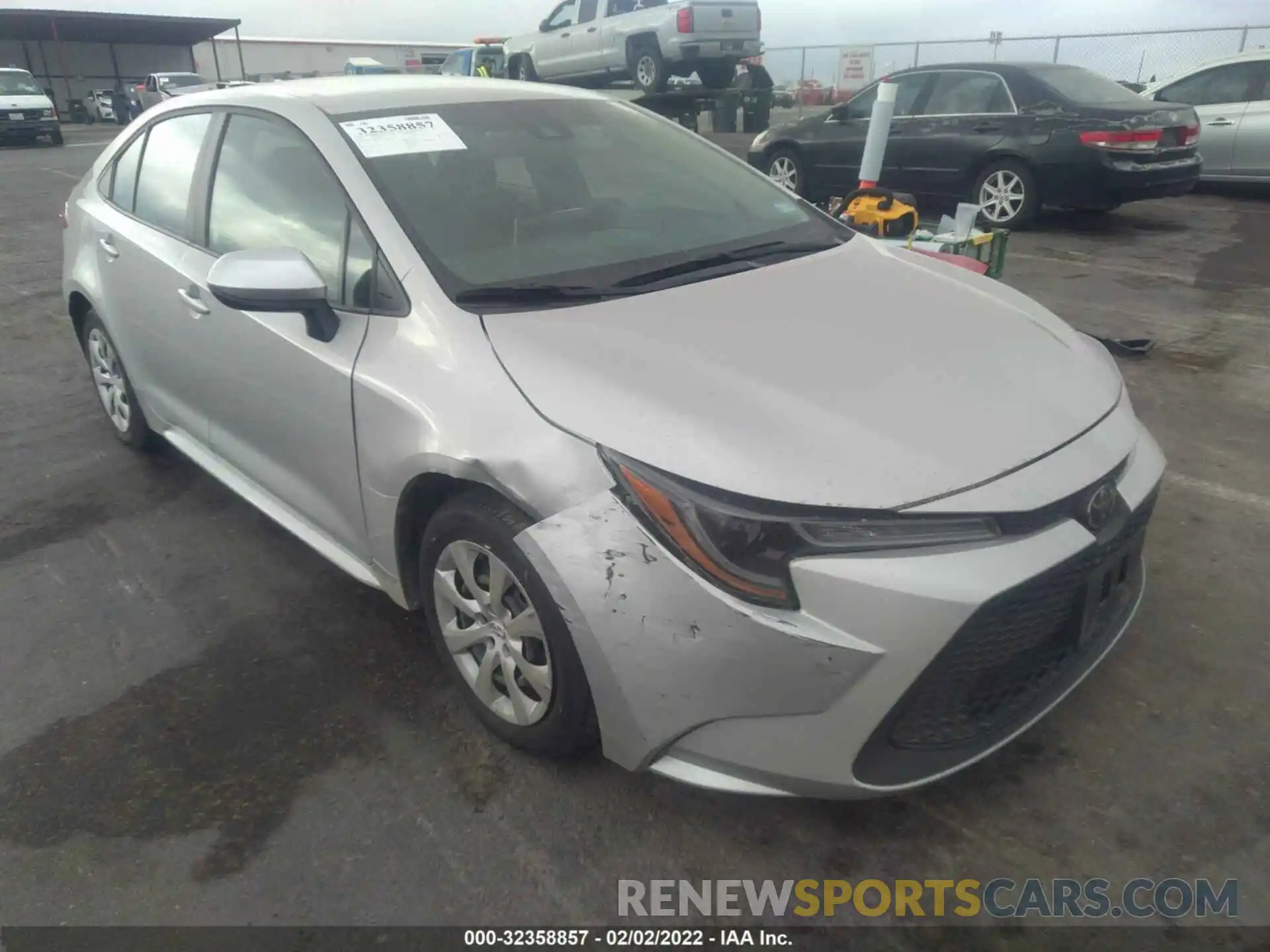 6 Photograph of a damaged car 5YFEPMAE7MP214353 TOYOTA COROLLA 2021