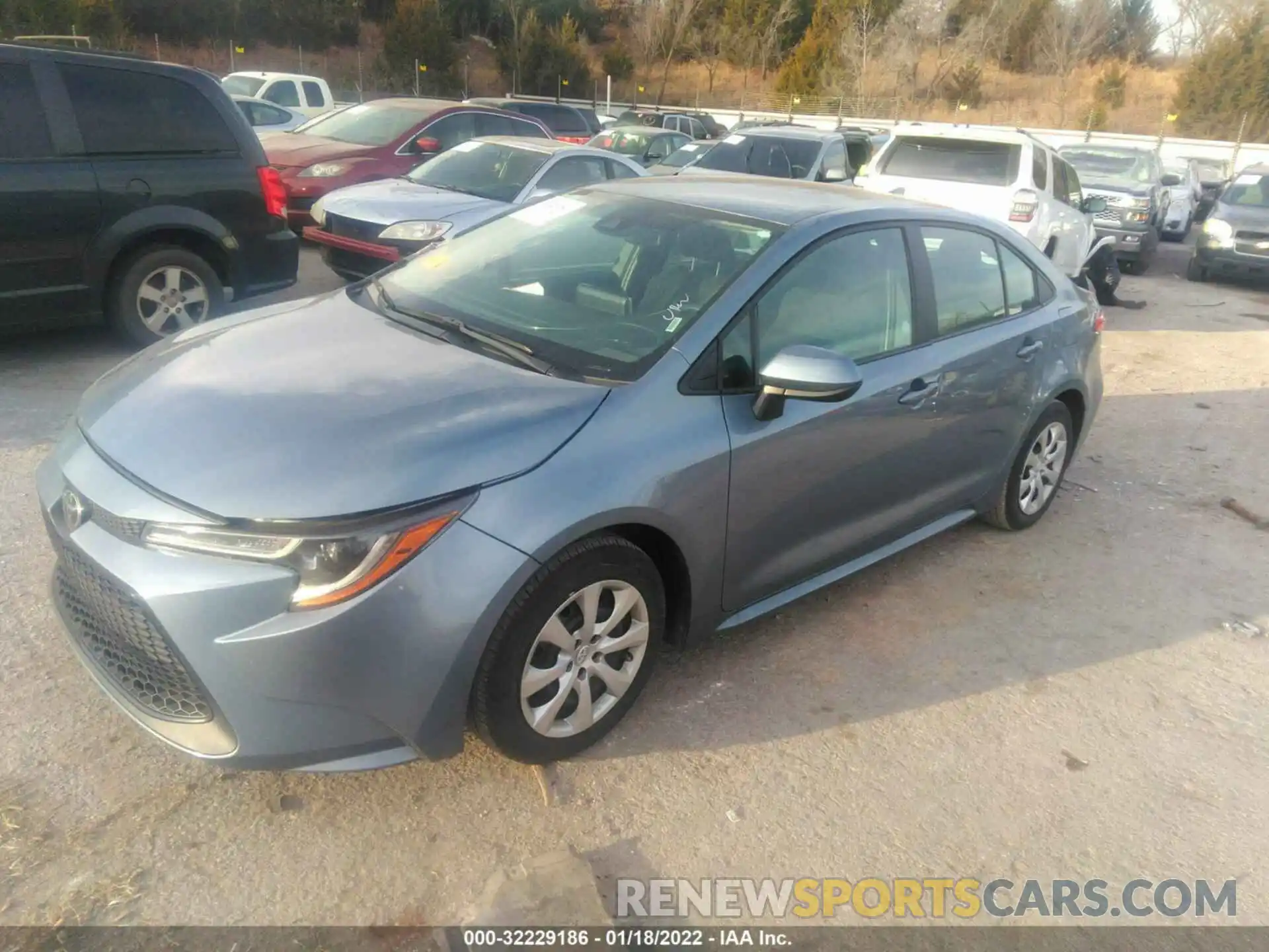 2 Photograph of a damaged car 5YFEPMAE7MP214479 TOYOTA COROLLA 2021