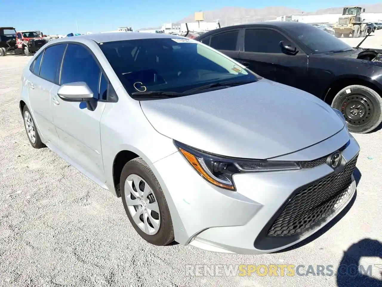 1 Photograph of a damaged car 5YFEPMAE7MP214496 TOYOTA COROLLA 2021