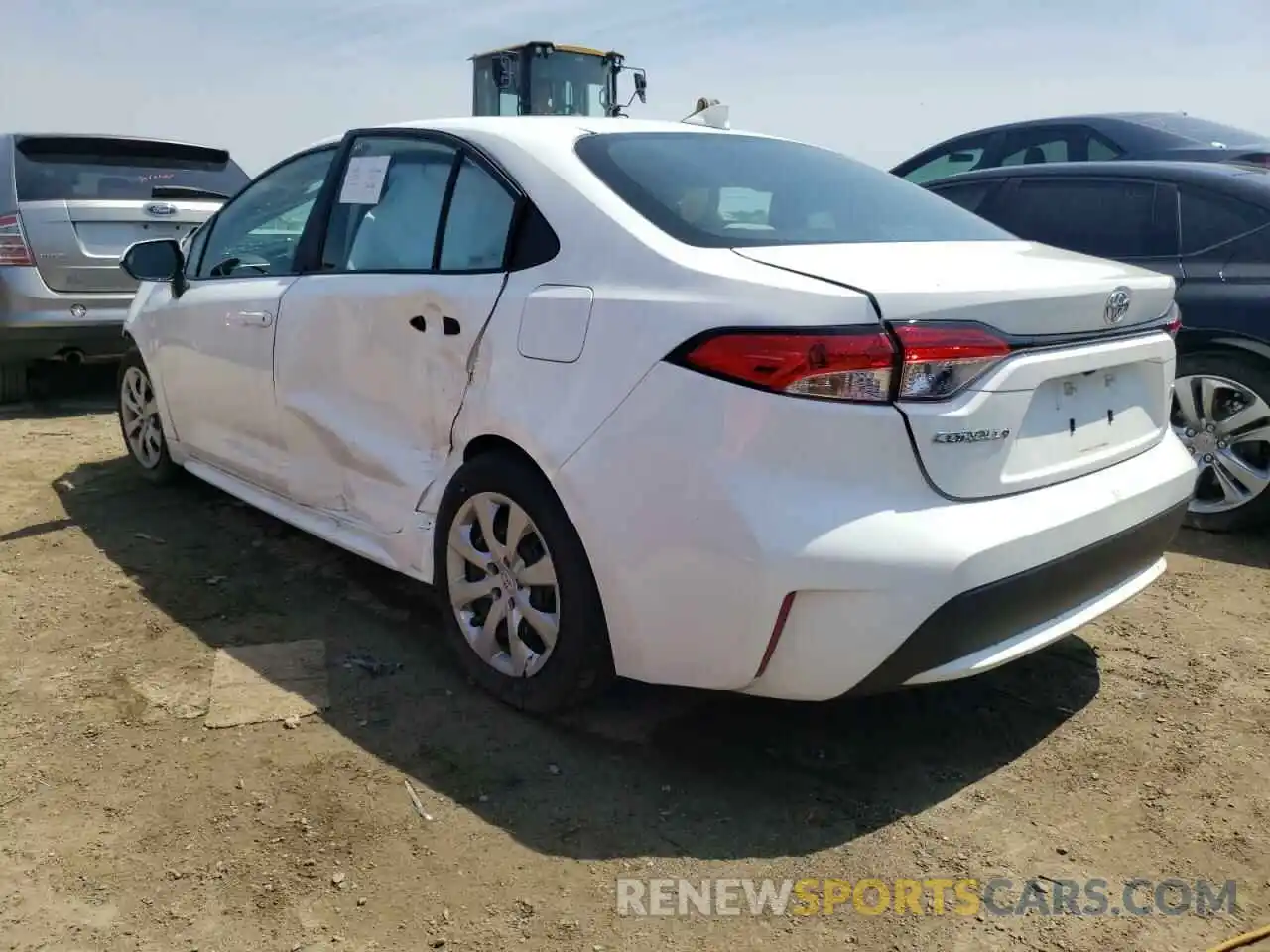 3 Photograph of a damaged car 5YFEPMAE7MP216121 TOYOTA COROLLA 2021