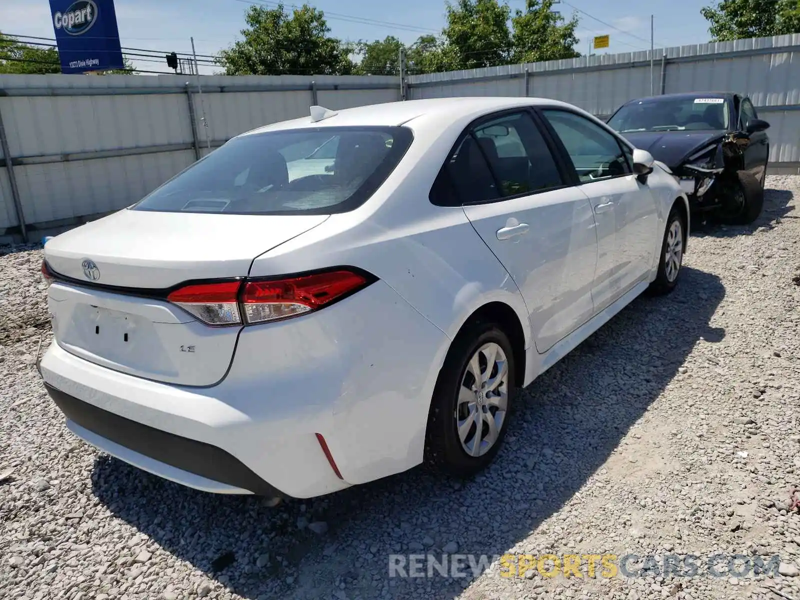 4 Photograph of a damaged car 5YFEPMAE7MP216264 TOYOTA COROLLA 2021