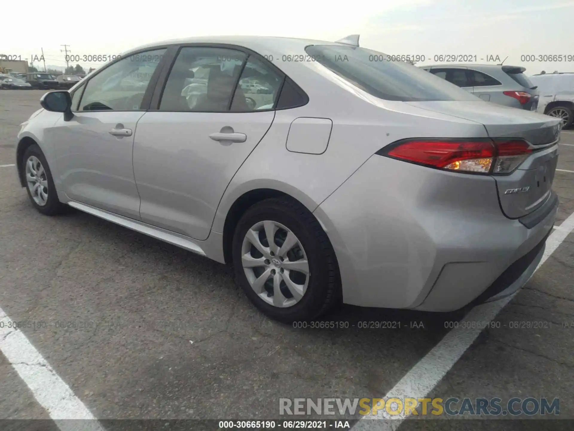 3 Photograph of a damaged car 5YFEPMAE7MP217530 TOYOTA COROLLA 2021