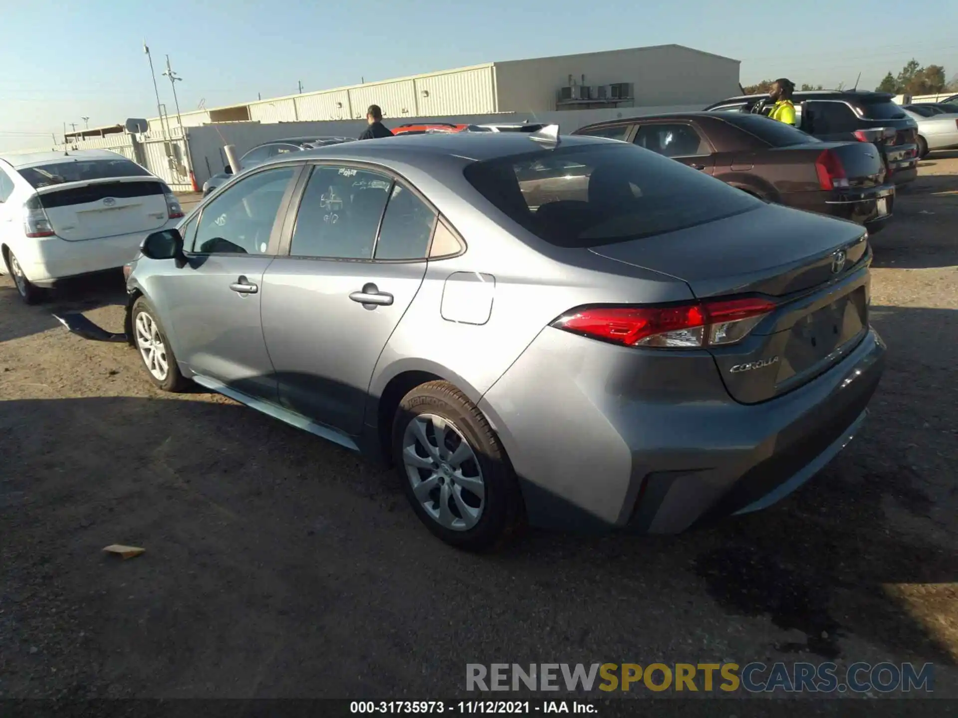 3 Photograph of a damaged car 5YFEPMAE7MP218015 TOYOTA COROLLA 2021