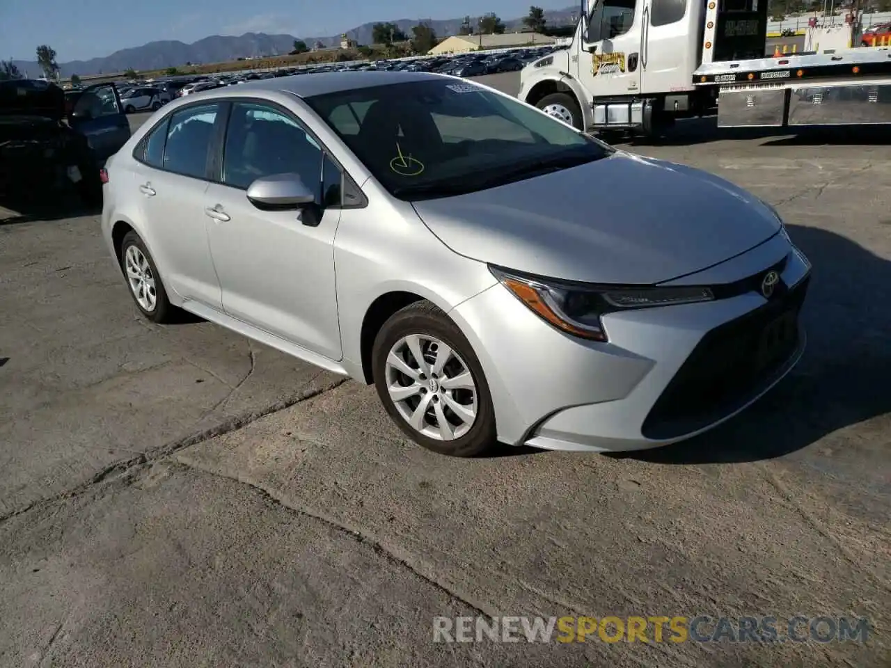 1 Photograph of a damaged car 5YFEPMAE7MP218032 TOYOTA COROLLA 2021