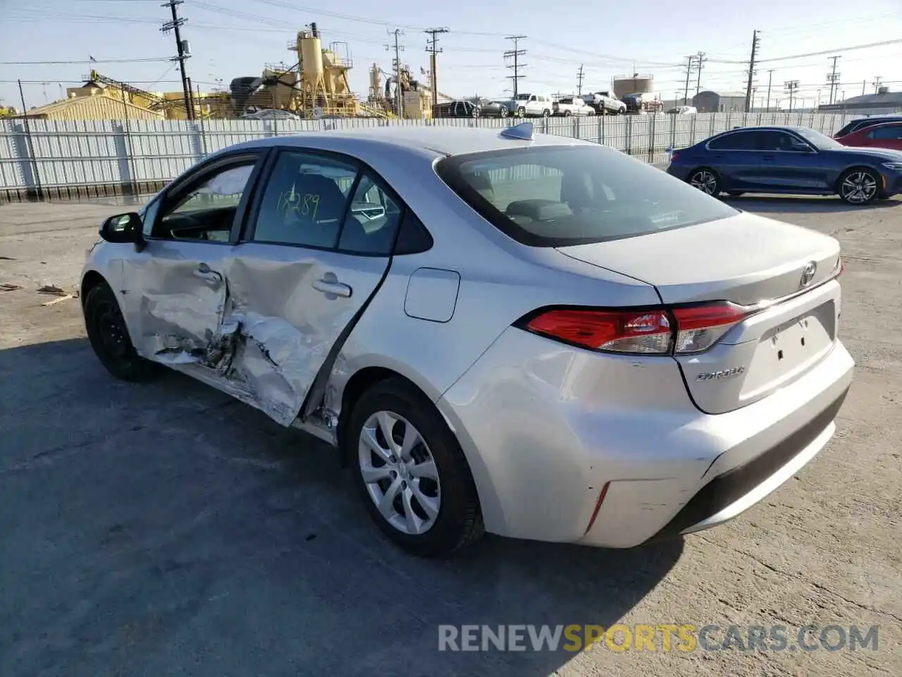 3 Photograph of a damaged car 5YFEPMAE7MP218032 TOYOTA COROLLA 2021