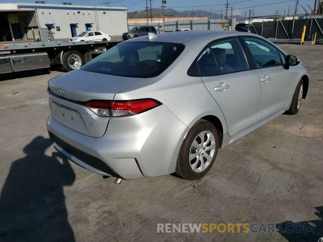 4 Photograph of a damaged car 5YFEPMAE7MP218032 TOYOTA COROLLA 2021